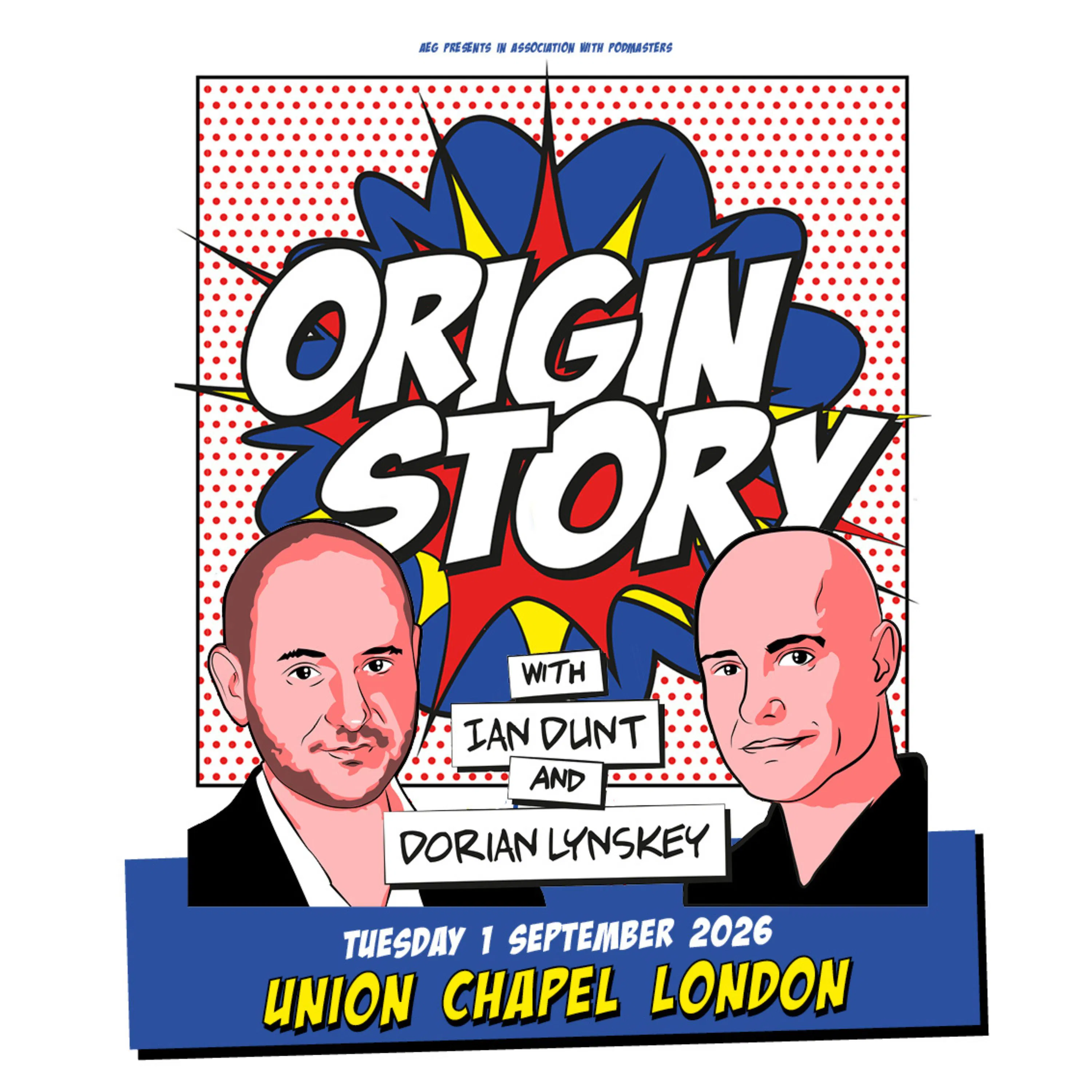 Origin Story live show announcement!