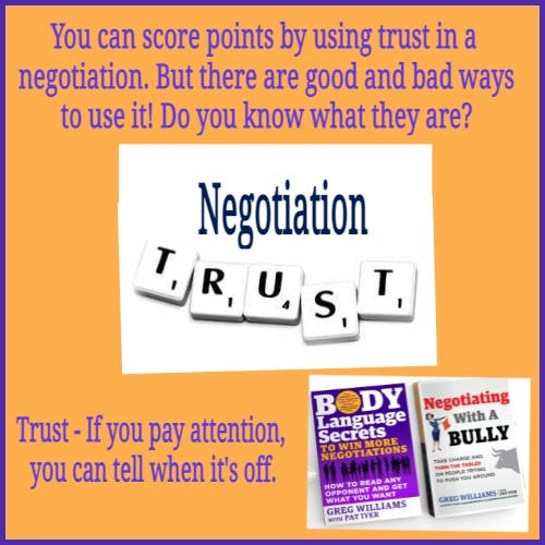 “Trust This Is How To Use It To Increase Your Negotiation Skills”