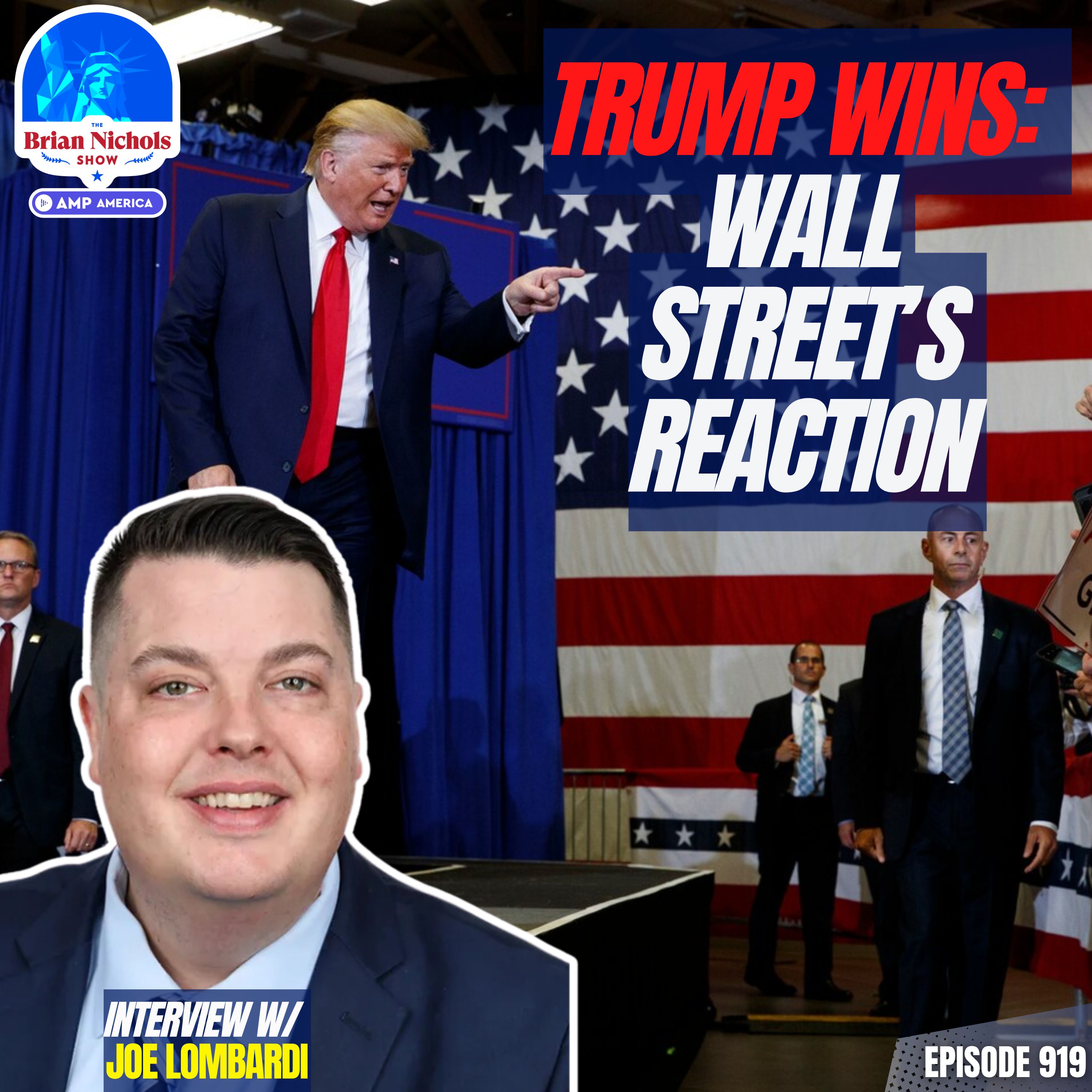919: TRUMP WINS | How Wall Street Will React To Trump's 2024 Victory