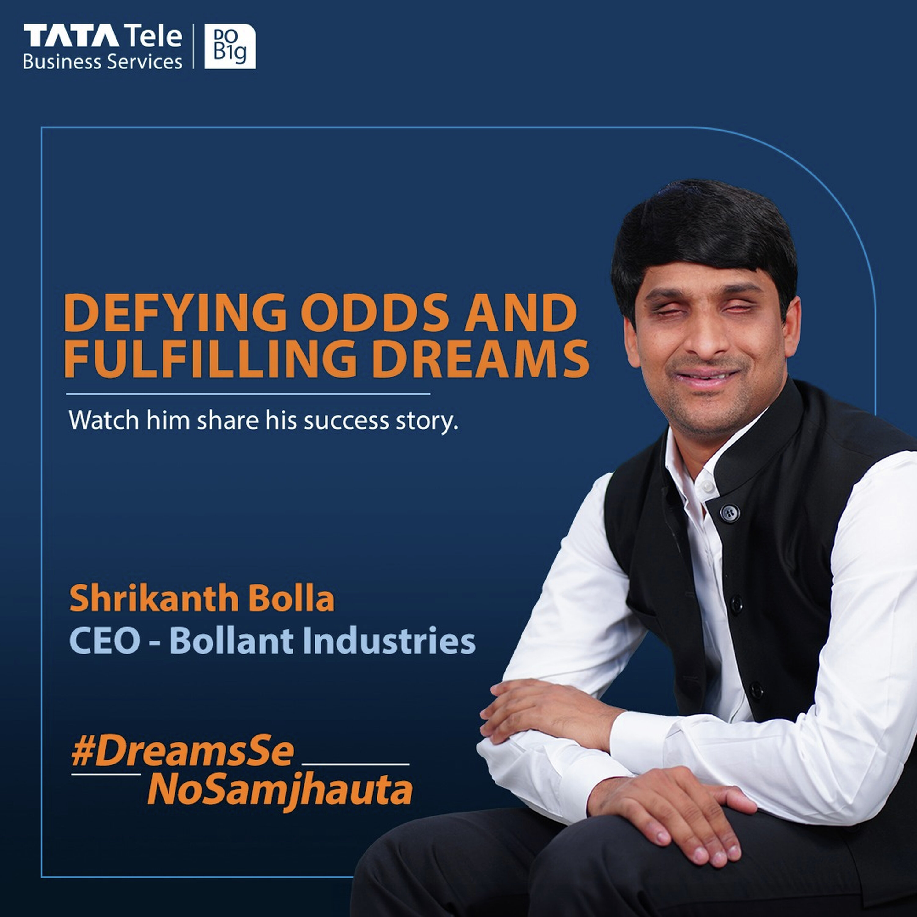 Ep 16 - Defying Odds and Fulfilling Dreams Ft. Mr Srikanth Bolla episode artwork