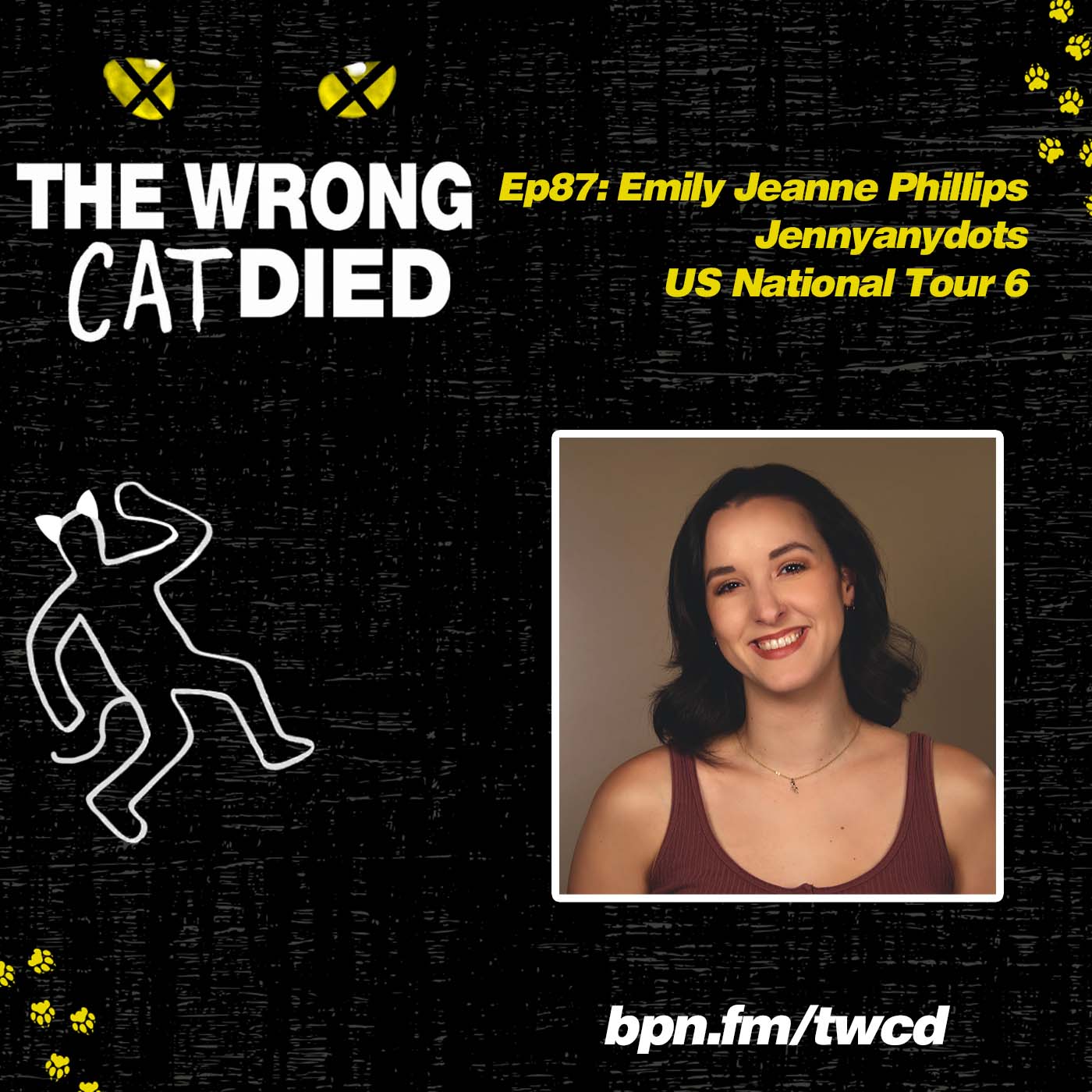 Ep87 - Emily Jeanne Phillips, Jennyanydots on US National Tour 6 episode artwork