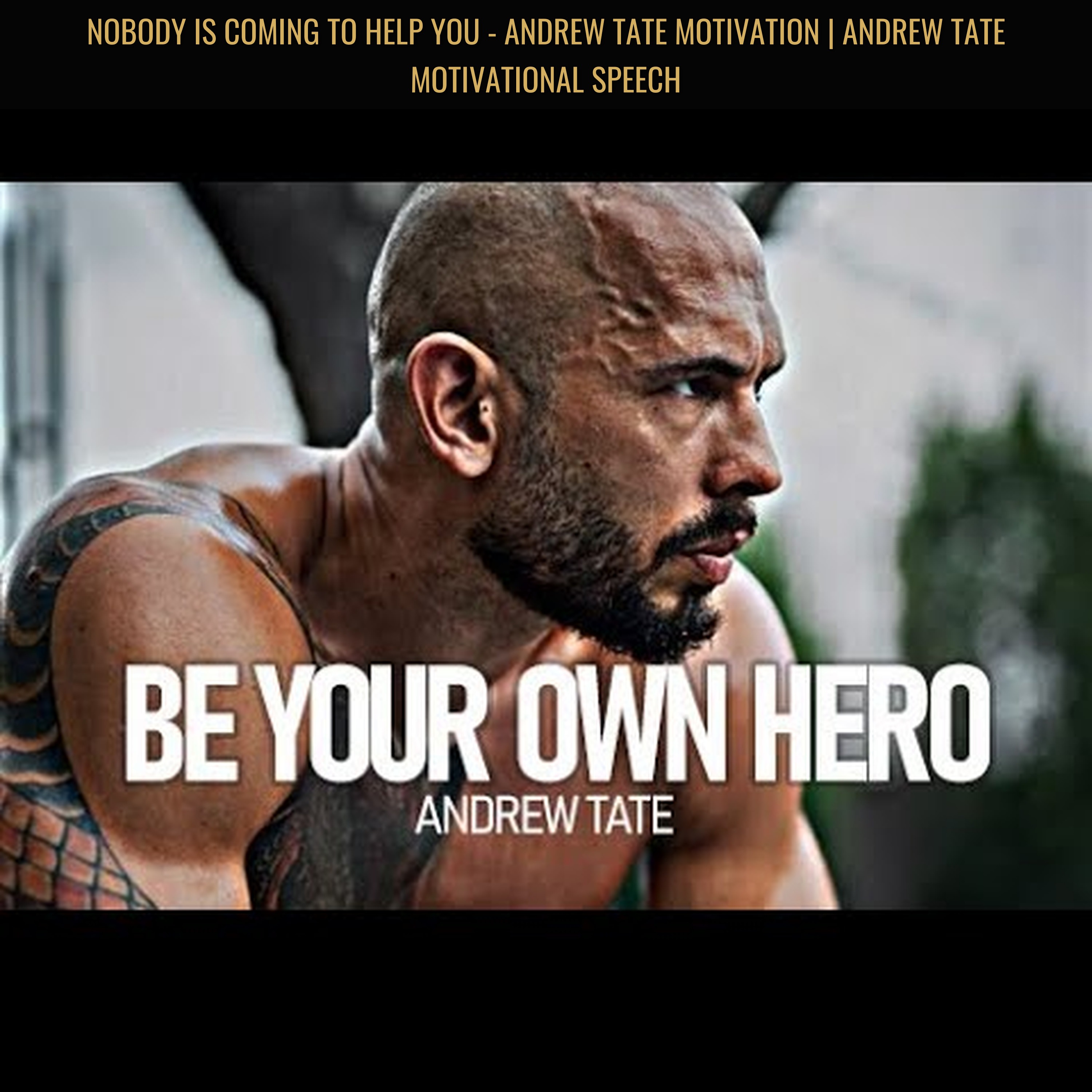 NOBODY IS COMING TO HELP YOU - Andrew Tate Motivation | Andrew Tate Motivational Speech