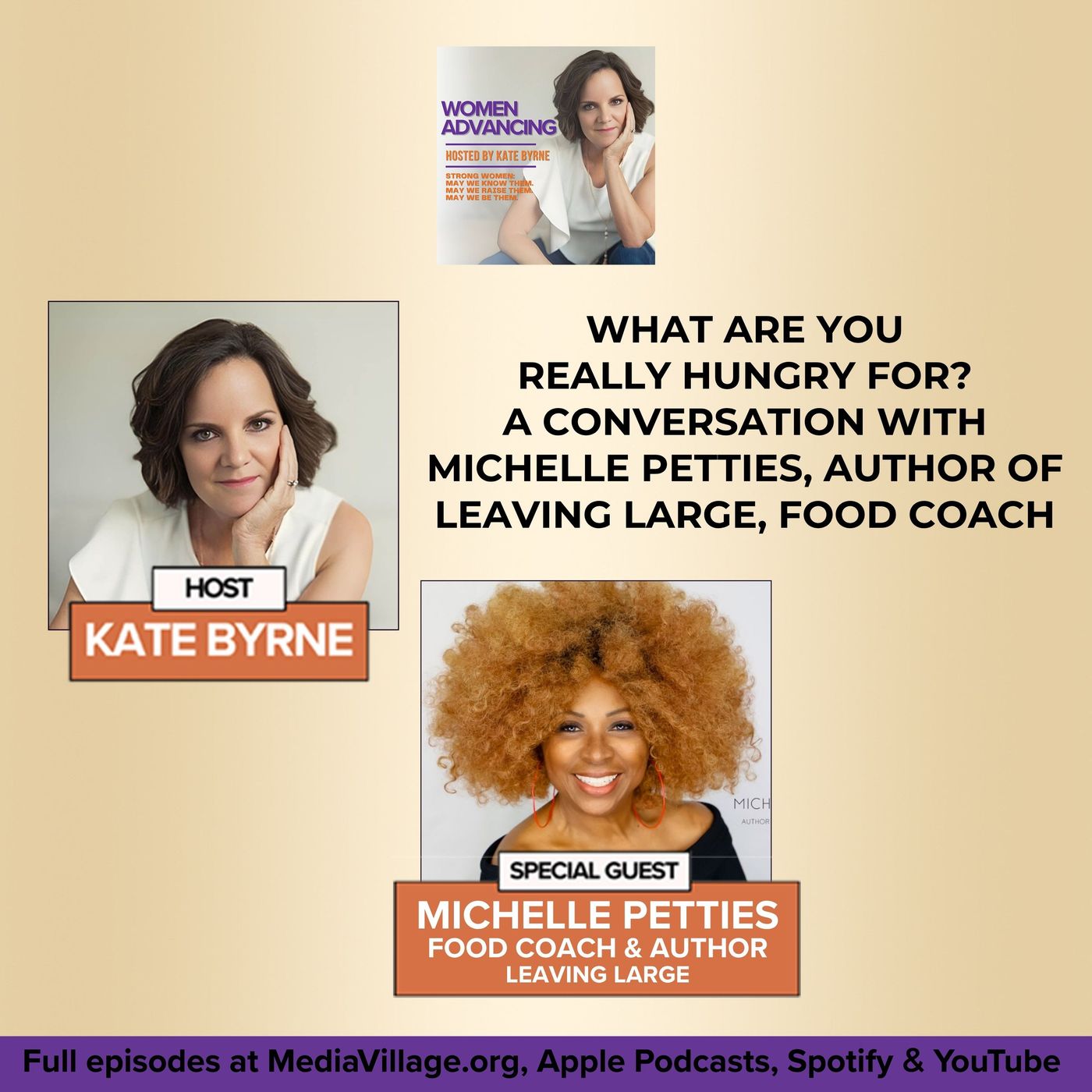What Are You Really Hungry For? A Conversation With Michelle Petties, Author Of Leaving Large, Food Coach episode artwork