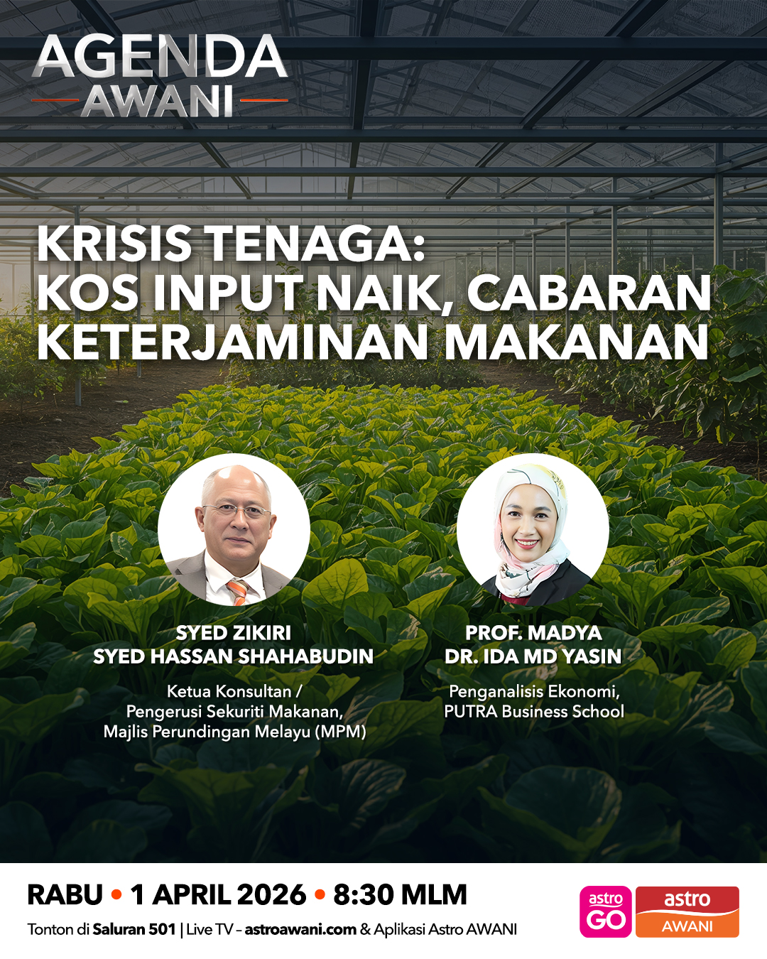 Agenda AWANI: Krisis tenaga | Kos input naik, cabaran keterjaminan makanan