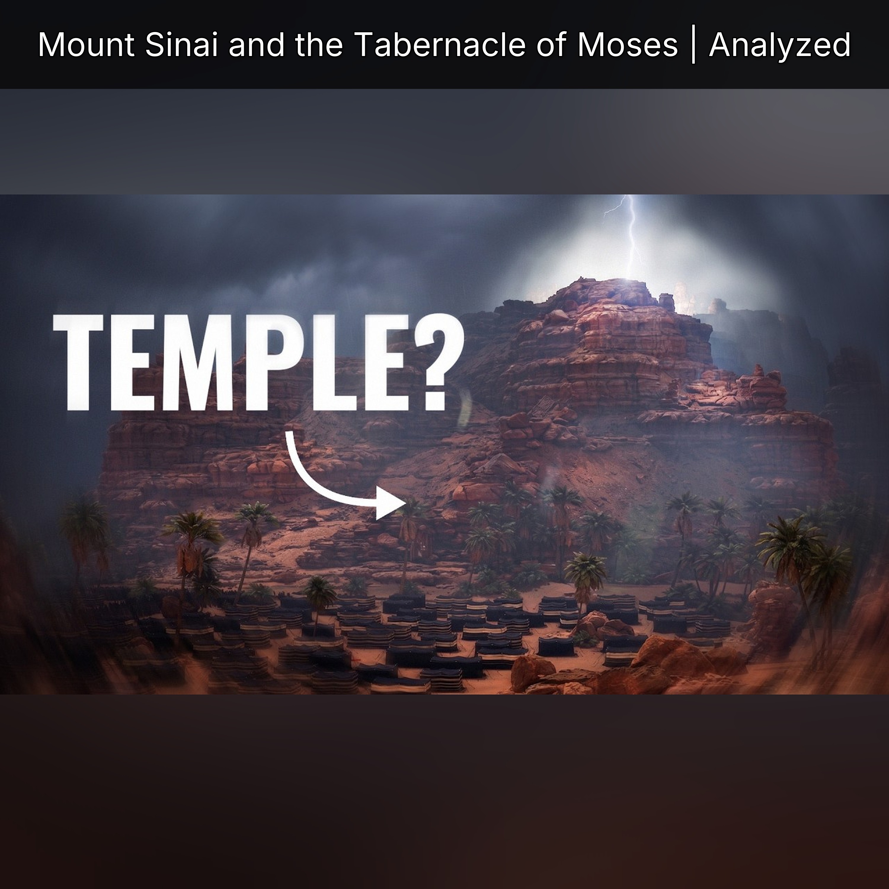 Mount Sinai and the Tabernacle of Moses | Analyzed episode artwork
