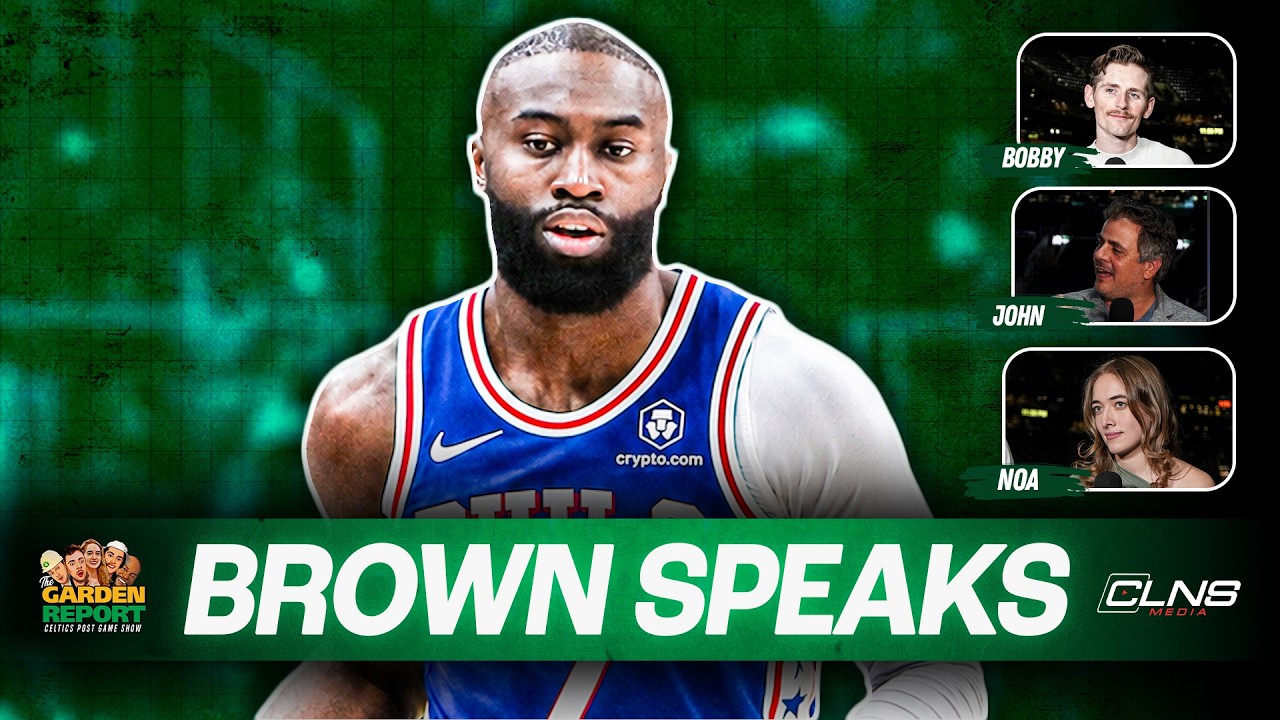 REACTION: Jaylen Brown's First Press Conference Since Leaving Celtics | LIVE Garden Report on CLNS episode artwork
