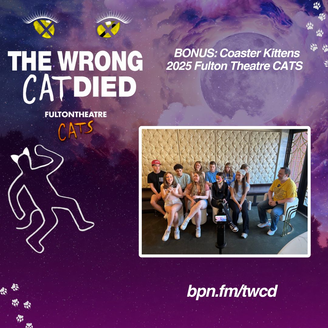 BONUS: Coaster Kittens in 2025 Fulton Theatre Amusement Park CATS episode artwork
