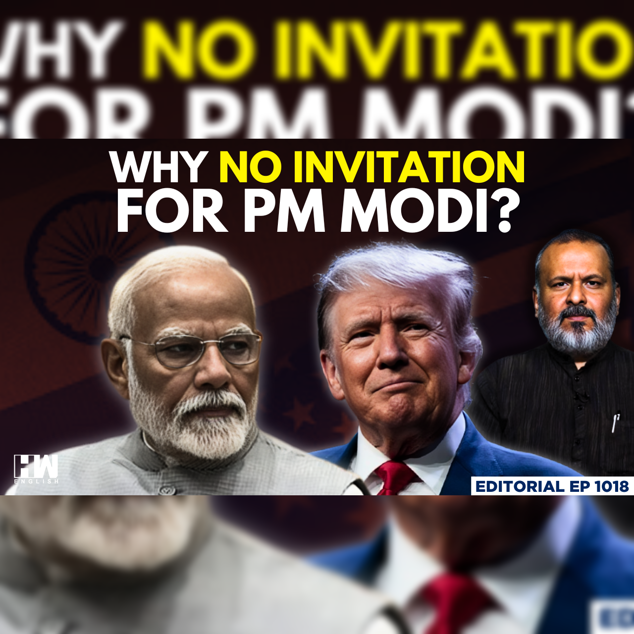 Editorial with Sujit Nair | Why Is PM Modi Not Invited To Donald Trump’s Swearing-In? episode artwork