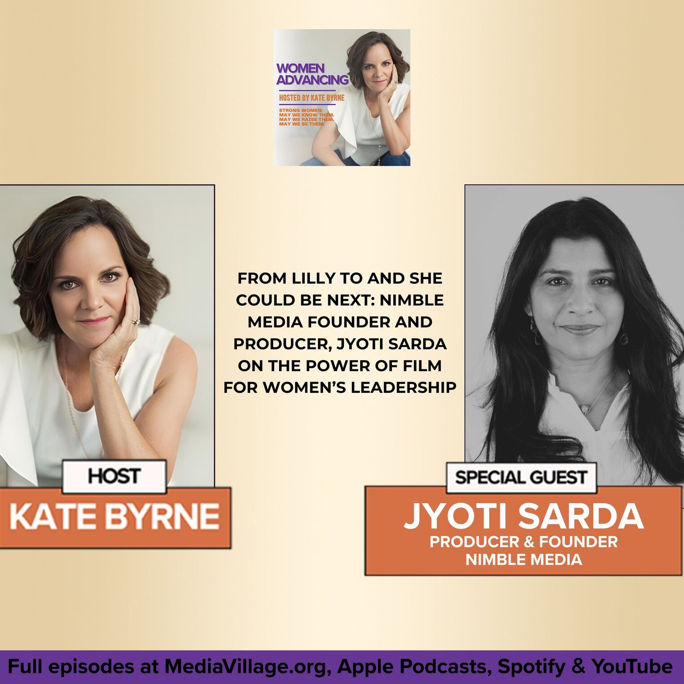 From LILLY To And She Could Be Next: Nimble Media Founder And Producer, Jyoti Sarda On The Power Of Film For Women’s Leadership episode artwork