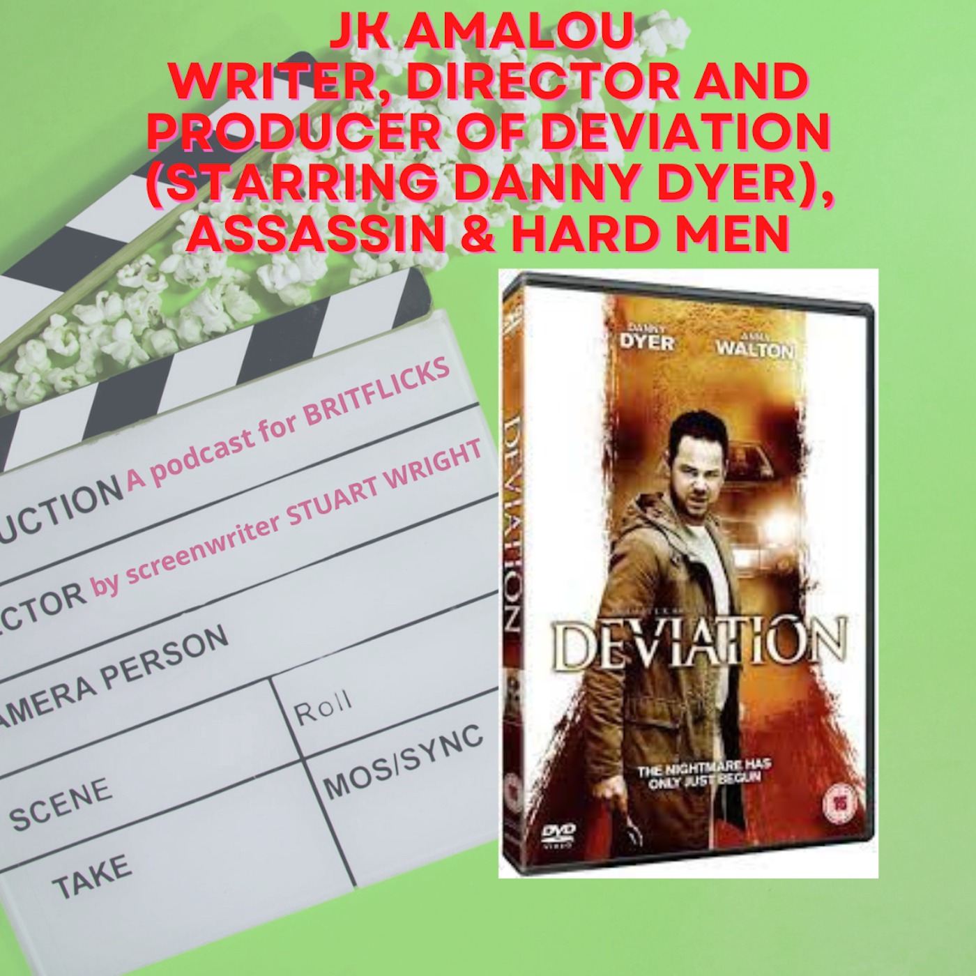 JK Amalou - writer, director and producer of Deviation, Assassin & Hard Men episode artwork