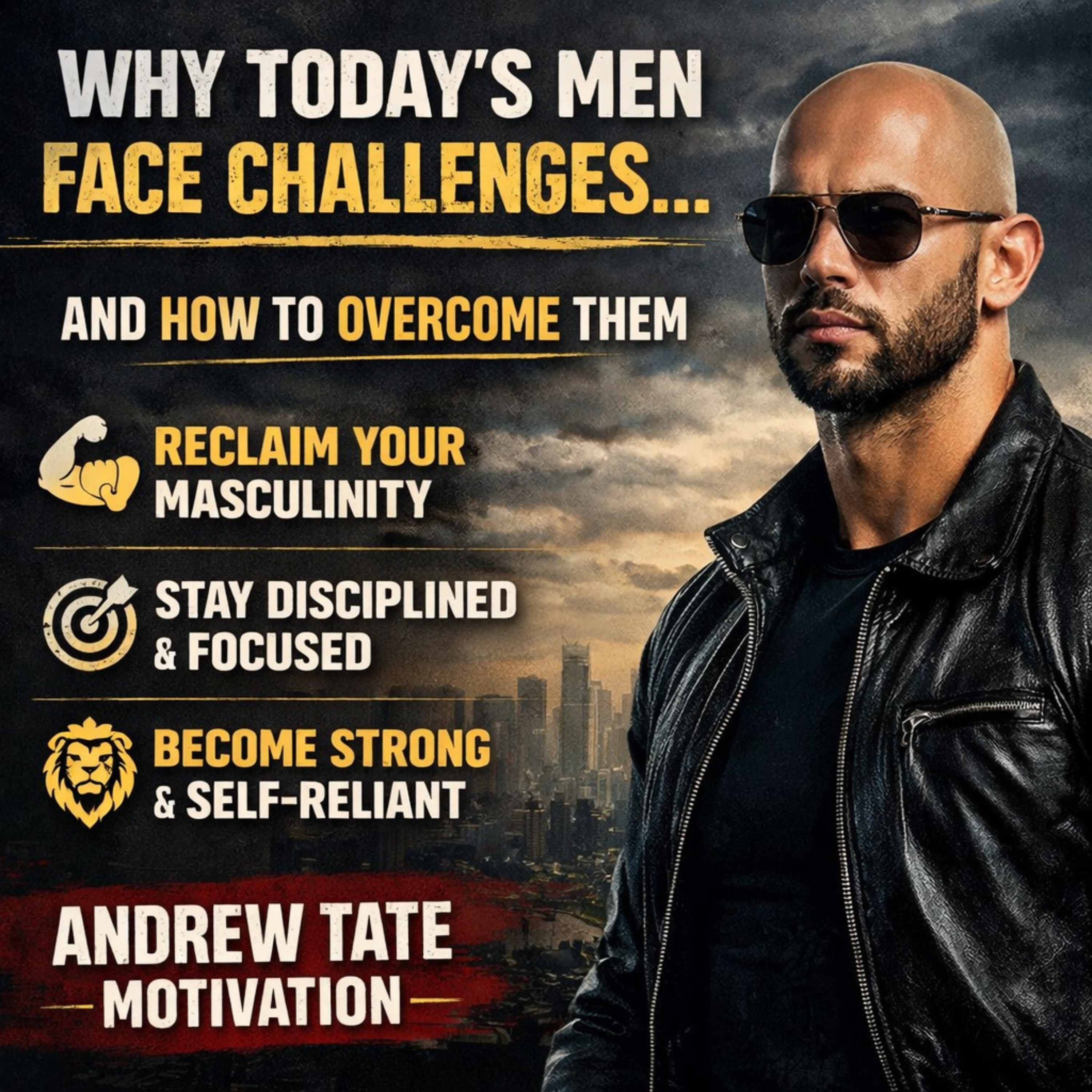 Why Today's Men Face Challenges and How to Overcome Them - Andrew Tate Motivation