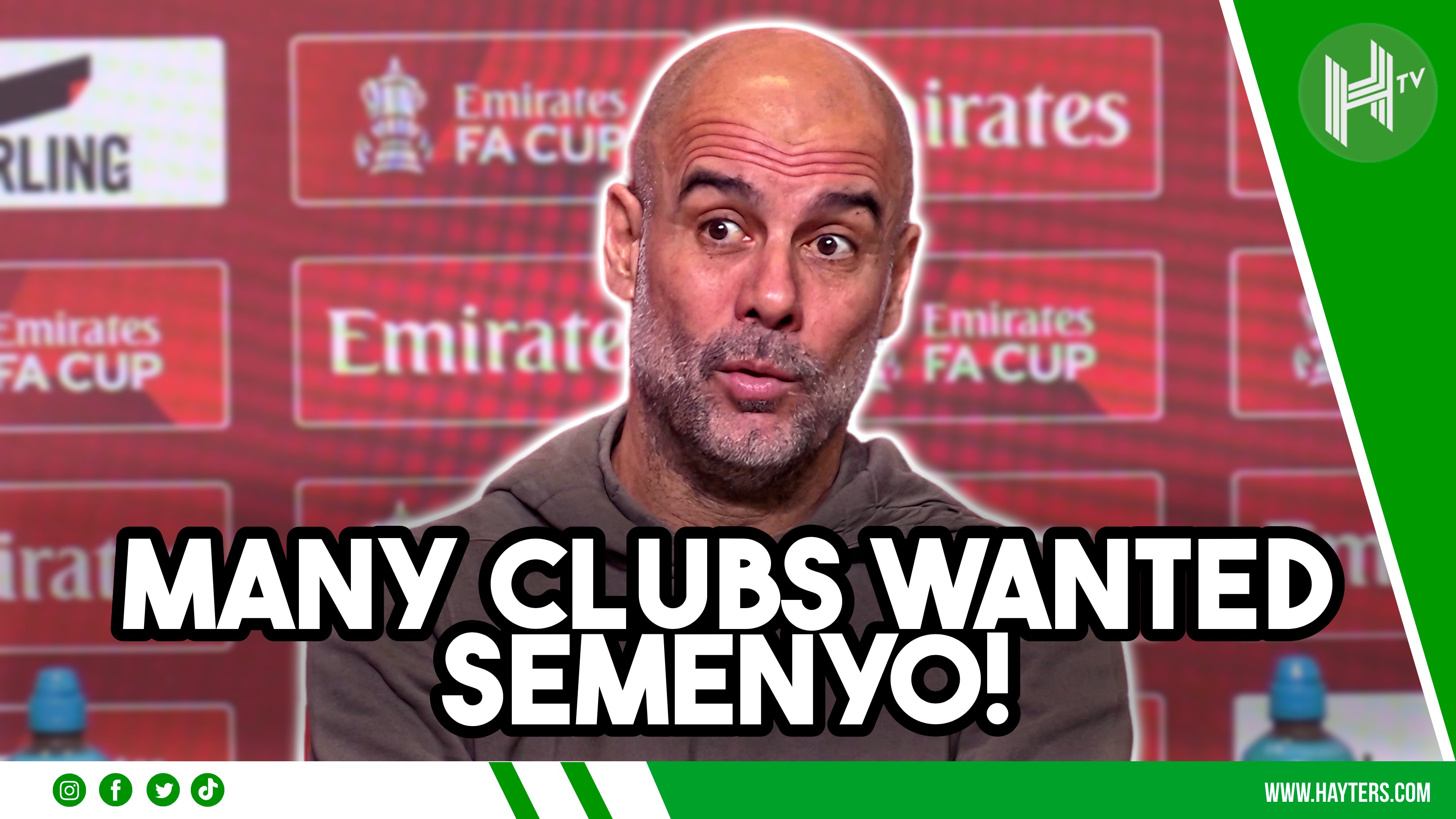 THANK YOU Semenyo for choosing us! | Pep Guardiola | Man City v Exeter