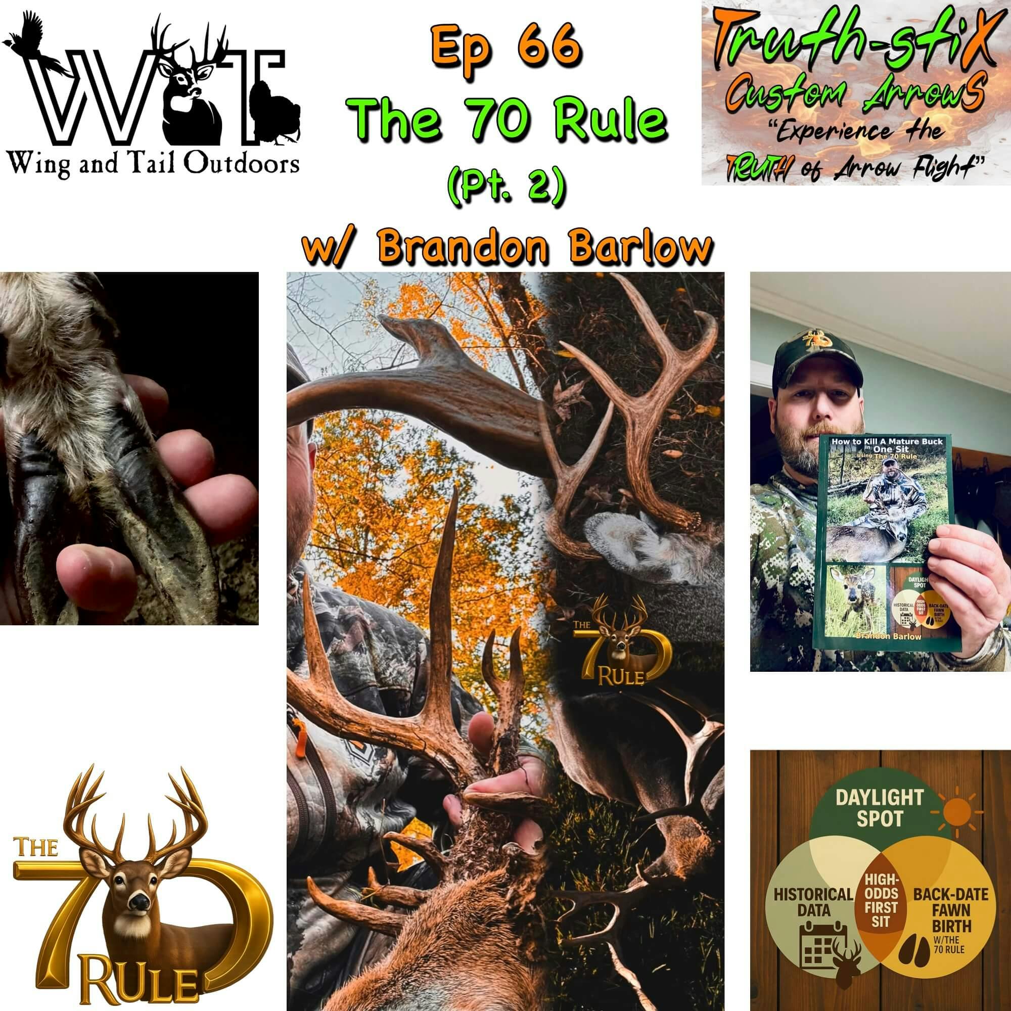 Wing & Tail Outdoors - Time YOUR Rut! The 70 Rule (pt. 2) w/ Brandon Barlow Wing & Tail Outdoors - Time YOUR Rut! The 70 Rule (pt. 2) w/ Brandon Barlow