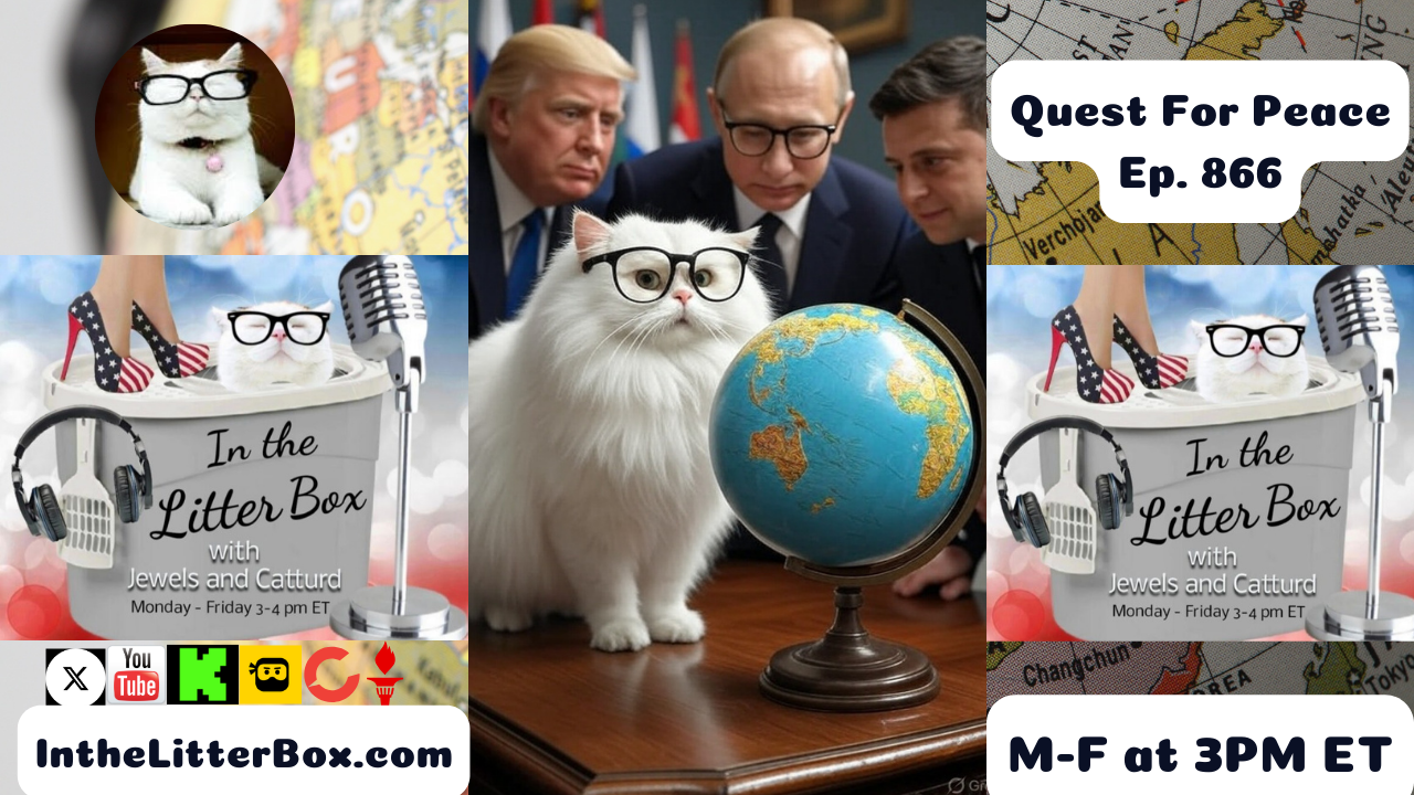 Quest For Peace | In the Litter Box w/ Jewels & Catturd – Ep. 866 – 8/19/2025