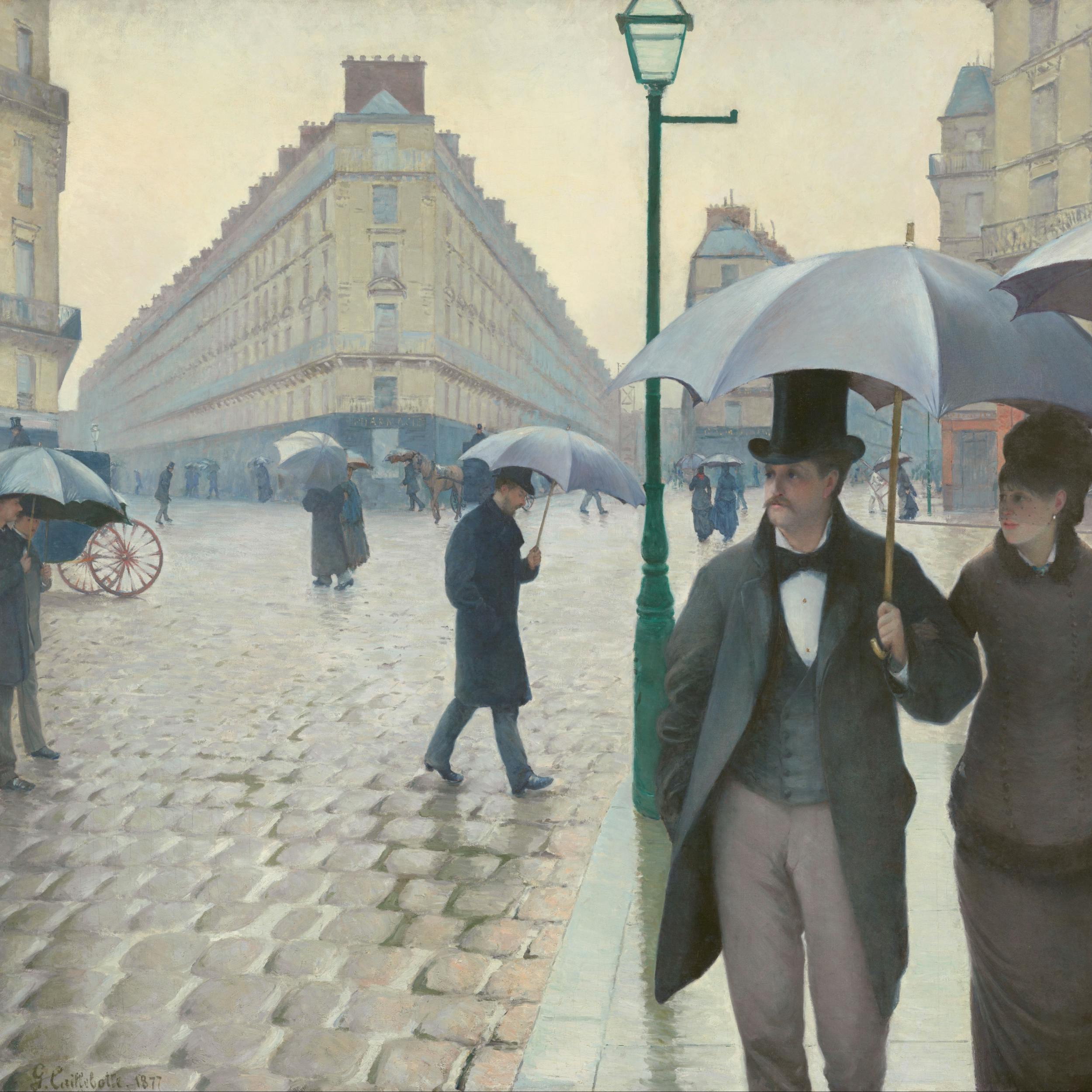 Gustave Caillebotte | Paris Street; Rainy Day