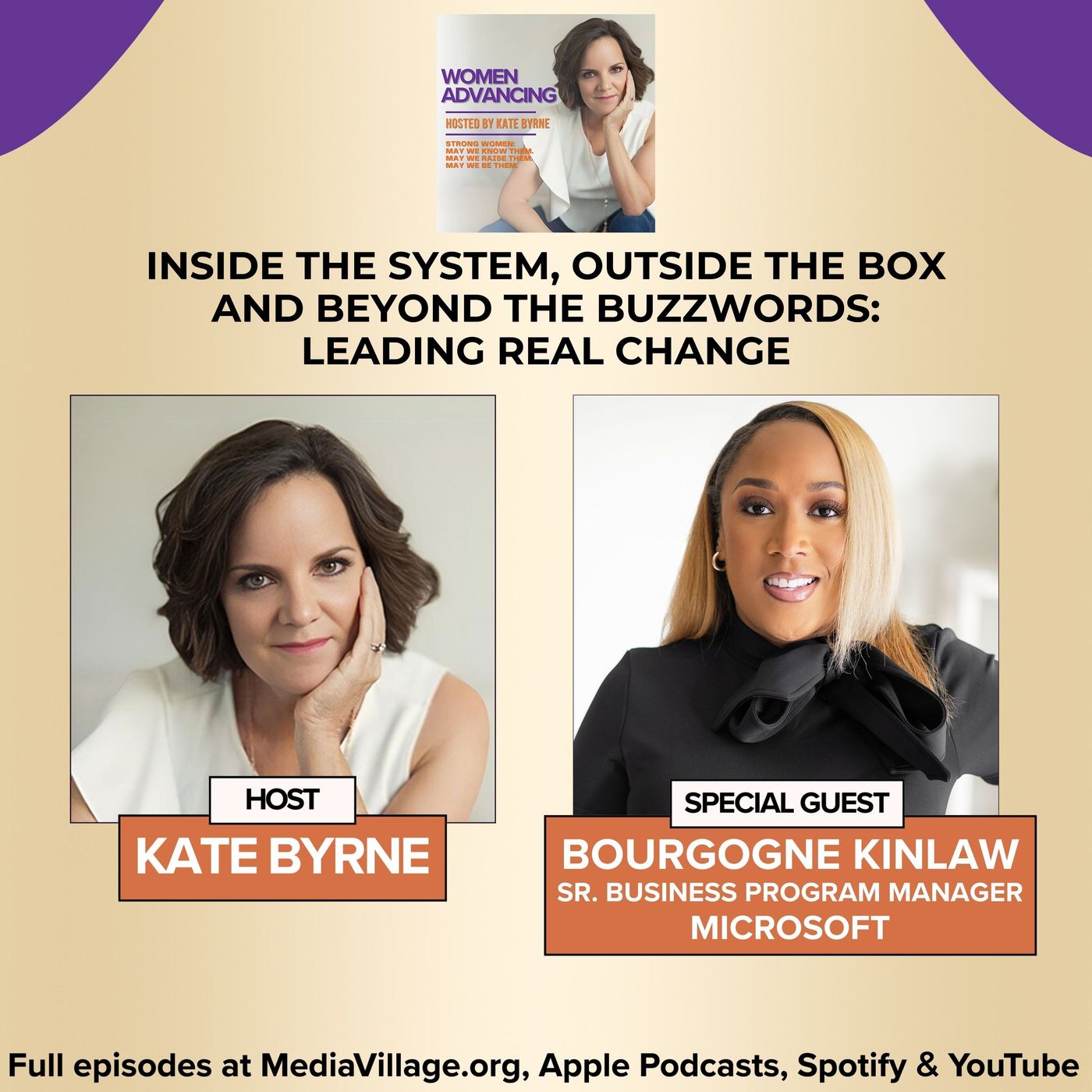 Inside The System, Outside The Box And Beyond The Buzzwords: Leading Real Change With Microsoft Sr. Program Manager, Bourgogne Kinlaw episode artwork