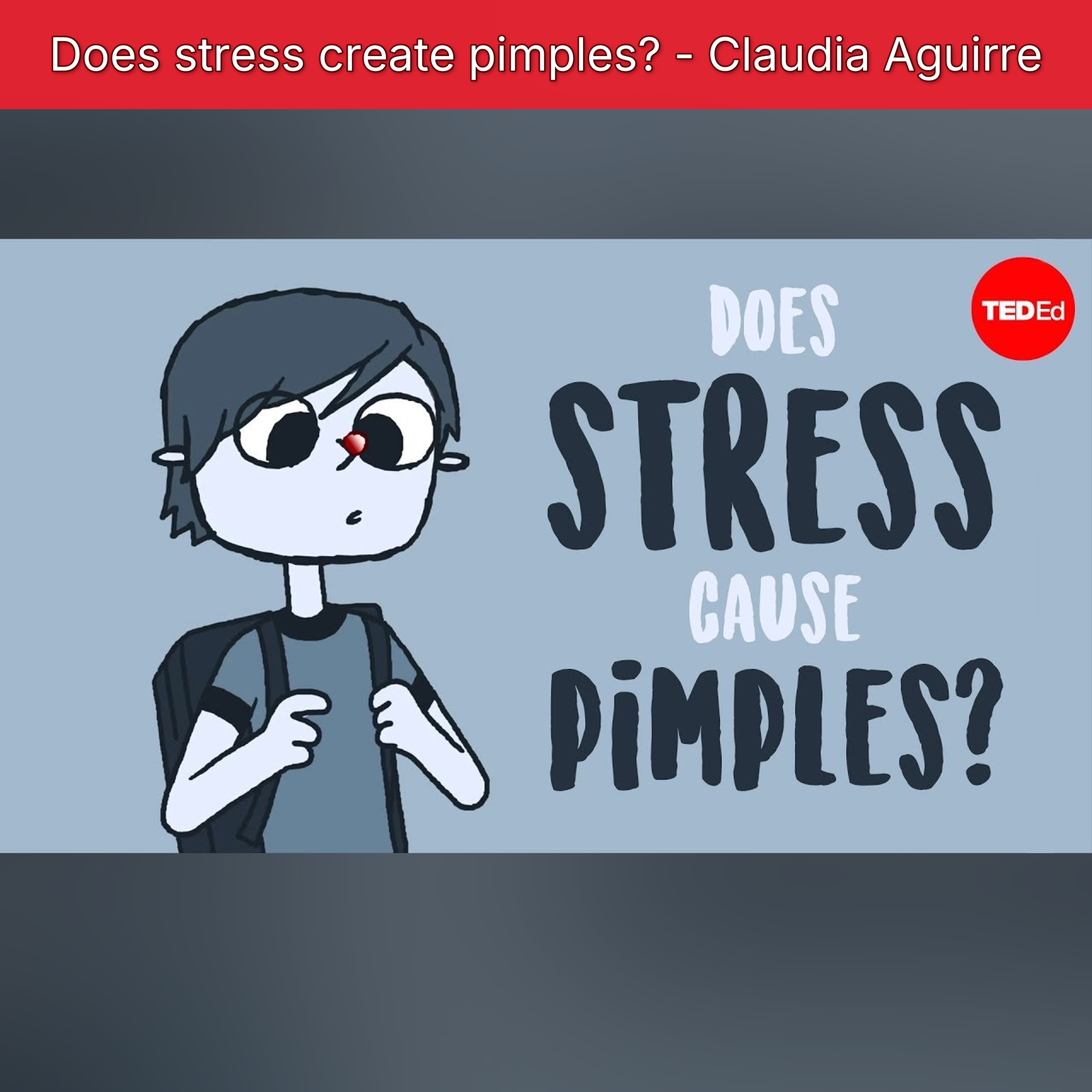 Does stress create pimples? - Claudia Aguirre episode artwork