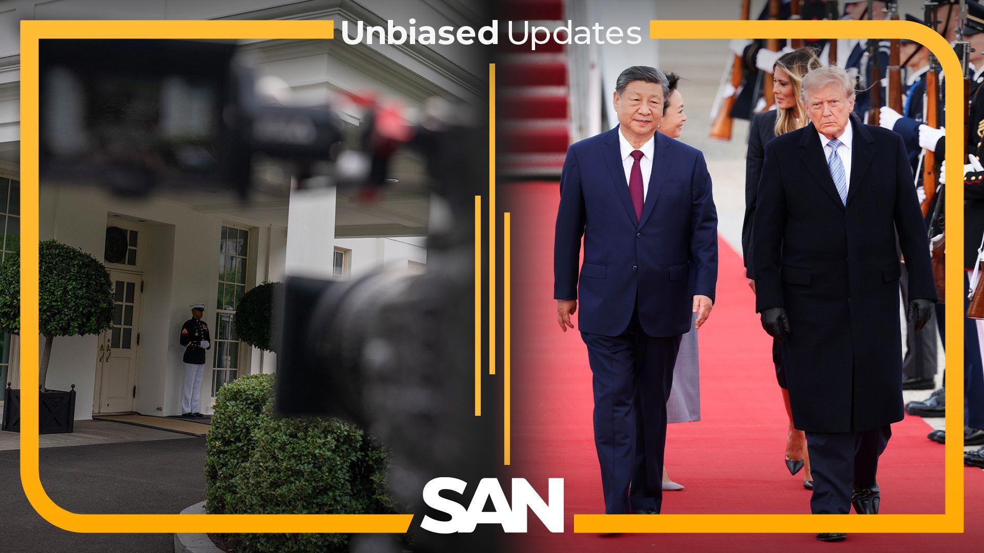 Trump media ban ruling lands overnight; Xi Jinping makes rare Washington visit episode artwork
