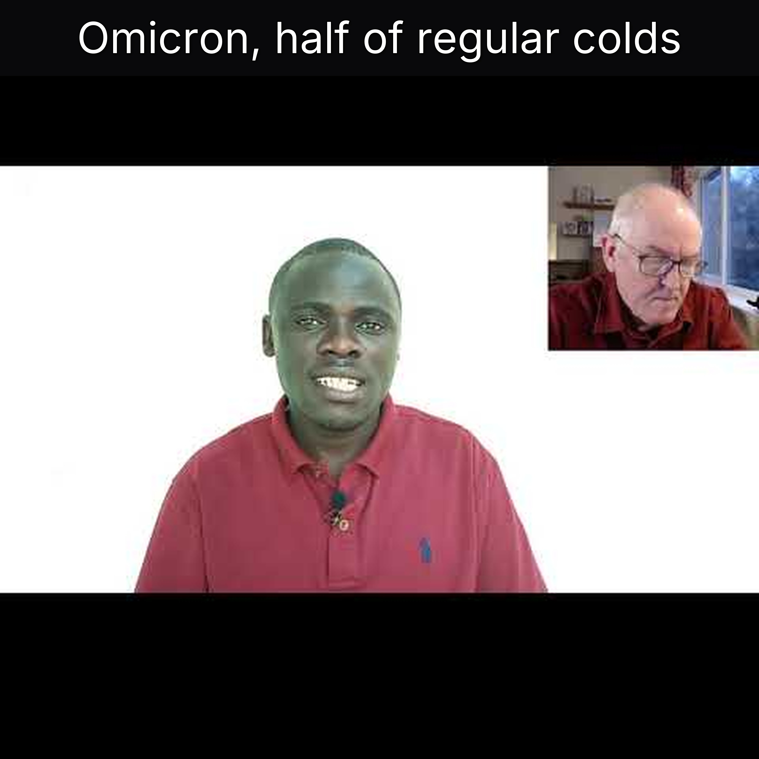 Omicron, half of regular colds episode artwork