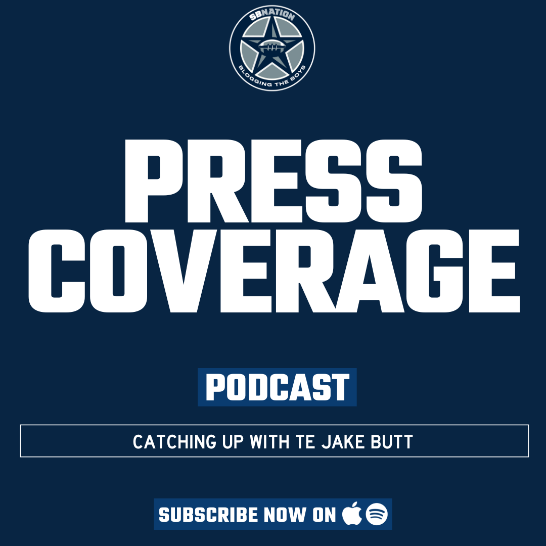 Press Coverage: Catching up with TE Jake Butt episode artwork