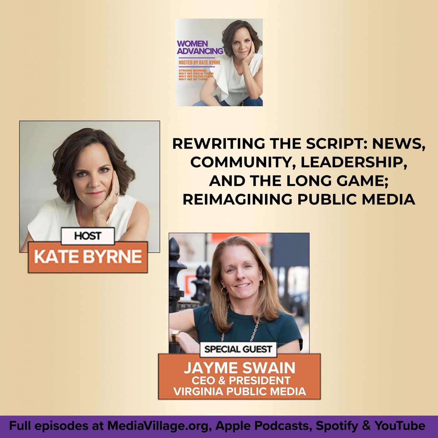 Rewriting The Script: News, Community, Leadership, And The Long Game; Reimagining Public Media With Jayme Swain, CEO And President Of Virgin episode artwork