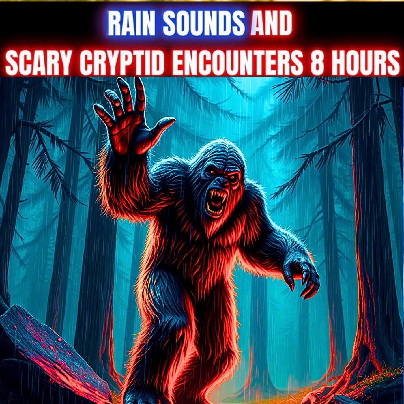 Scary Cryptid Encounter Horror Stories In The Rain 8 HOURS To Help You Fall Asleep episode artwork