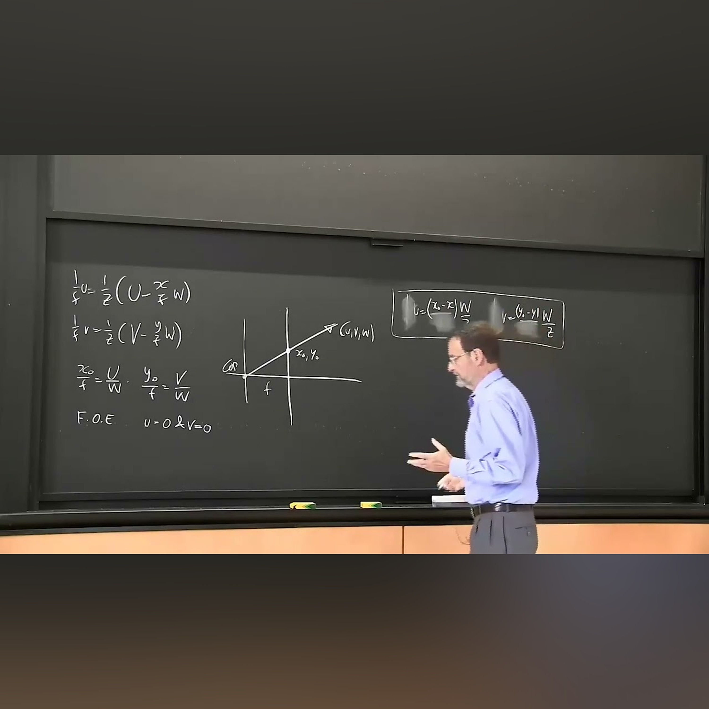 Lecture 2: Image Formation, Perspective Projection, Time Derivative, Motion Field