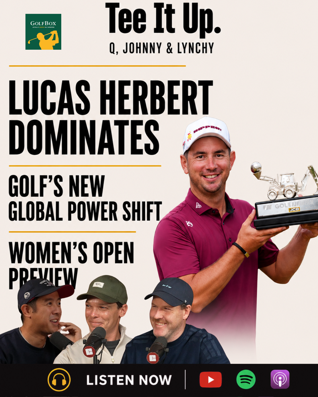 Lucas Herbert Dominates | Golf's New Global Power Shift | Women's Open Preview episode artwork