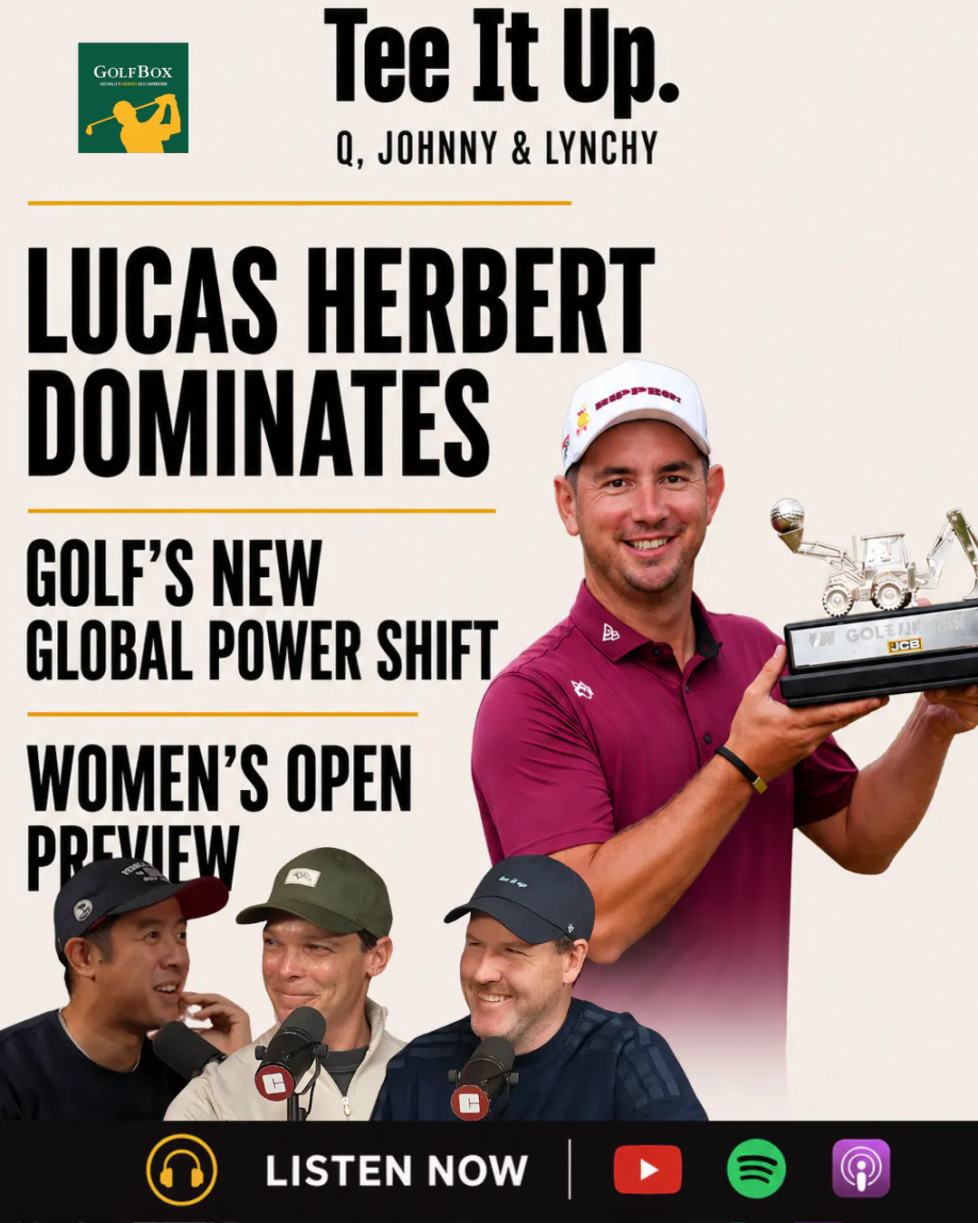 Lucas Herbert Dominates | Golf's New Global Power Shift | Women's Open Preview episode artwork