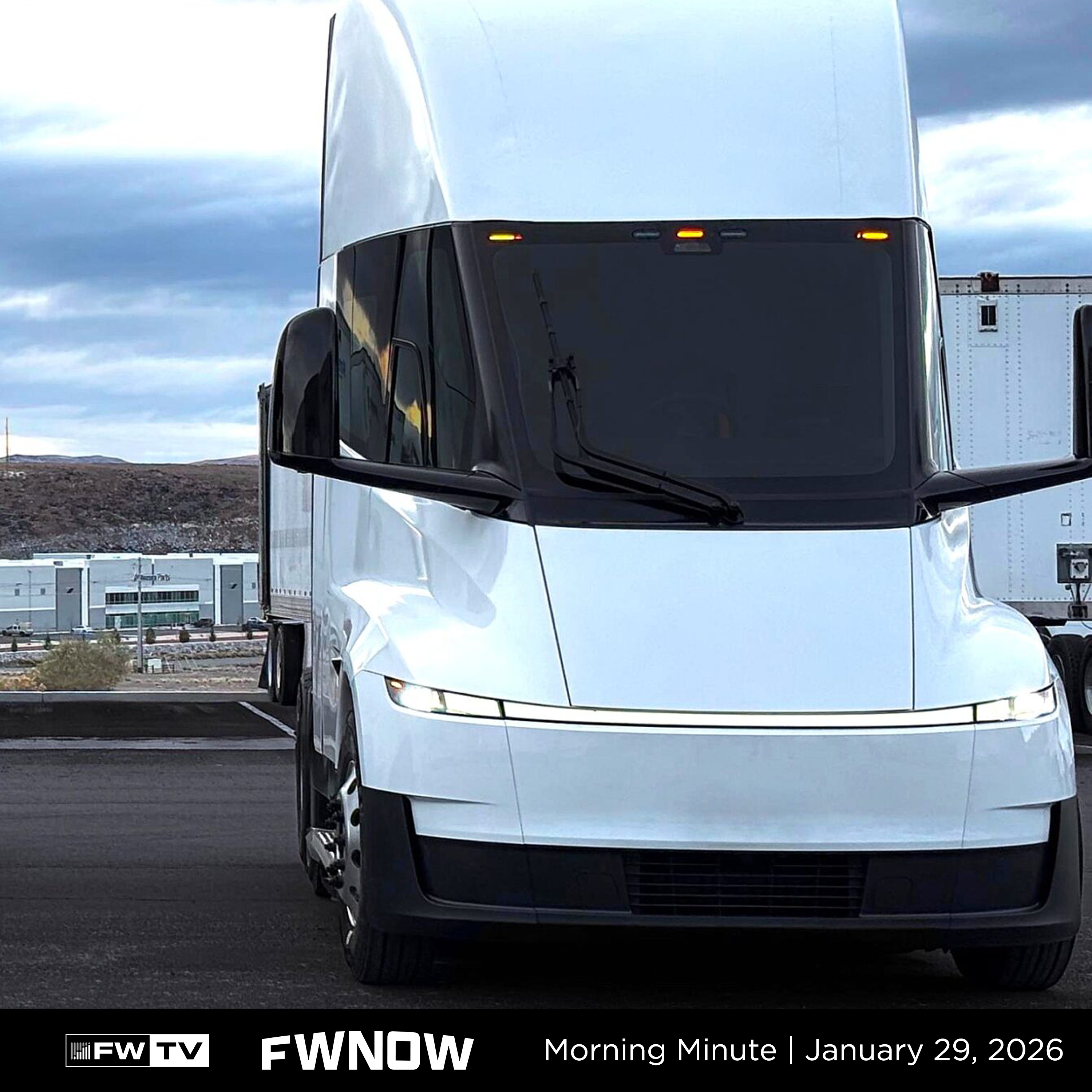 Tesla Semi Production Ramp, Schneider CEO Transition & DHL’s Truck-Air Service | Morning Minute episode artwork