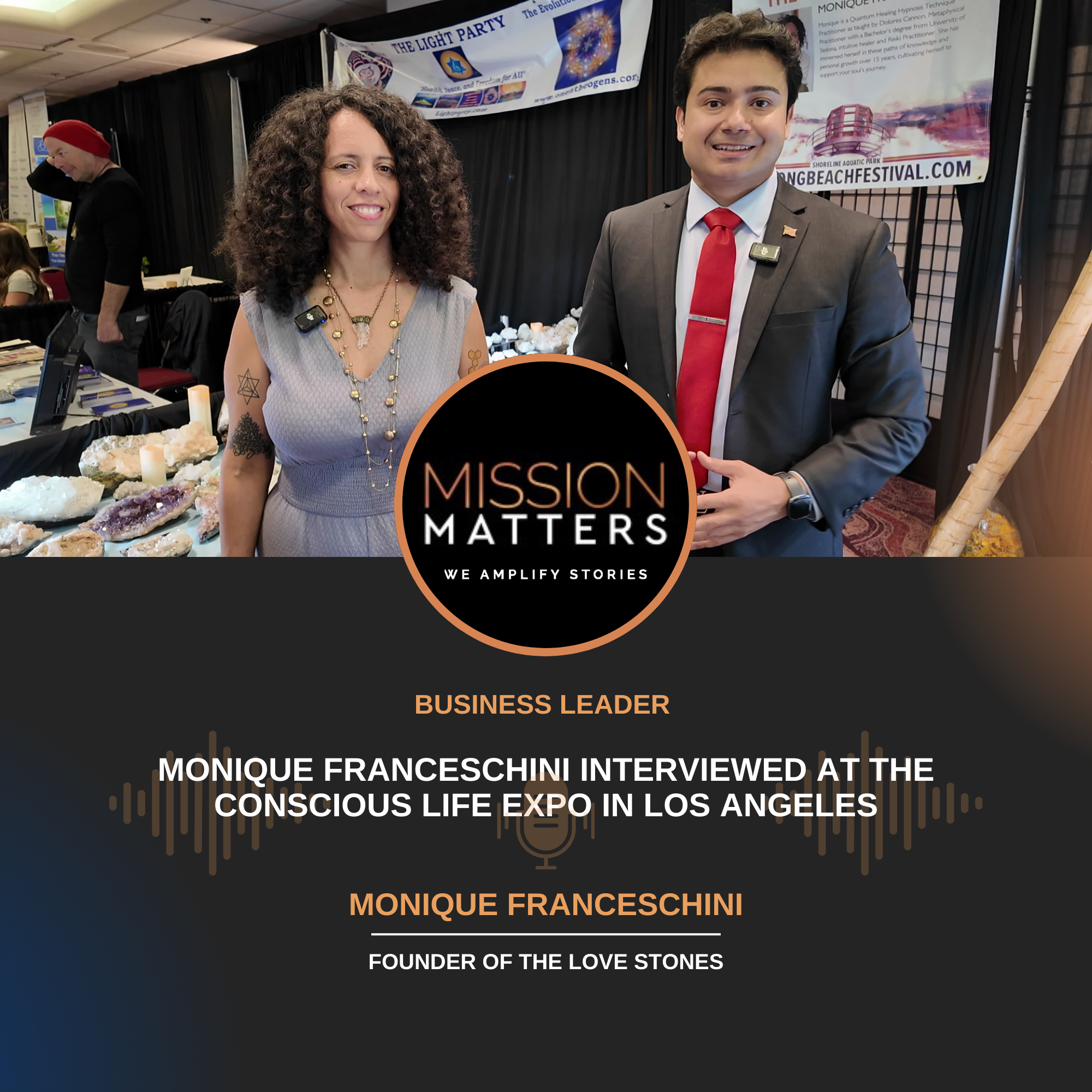 Monique Franceschini Interviewed at The Conscious Life Expo in Los Angeles