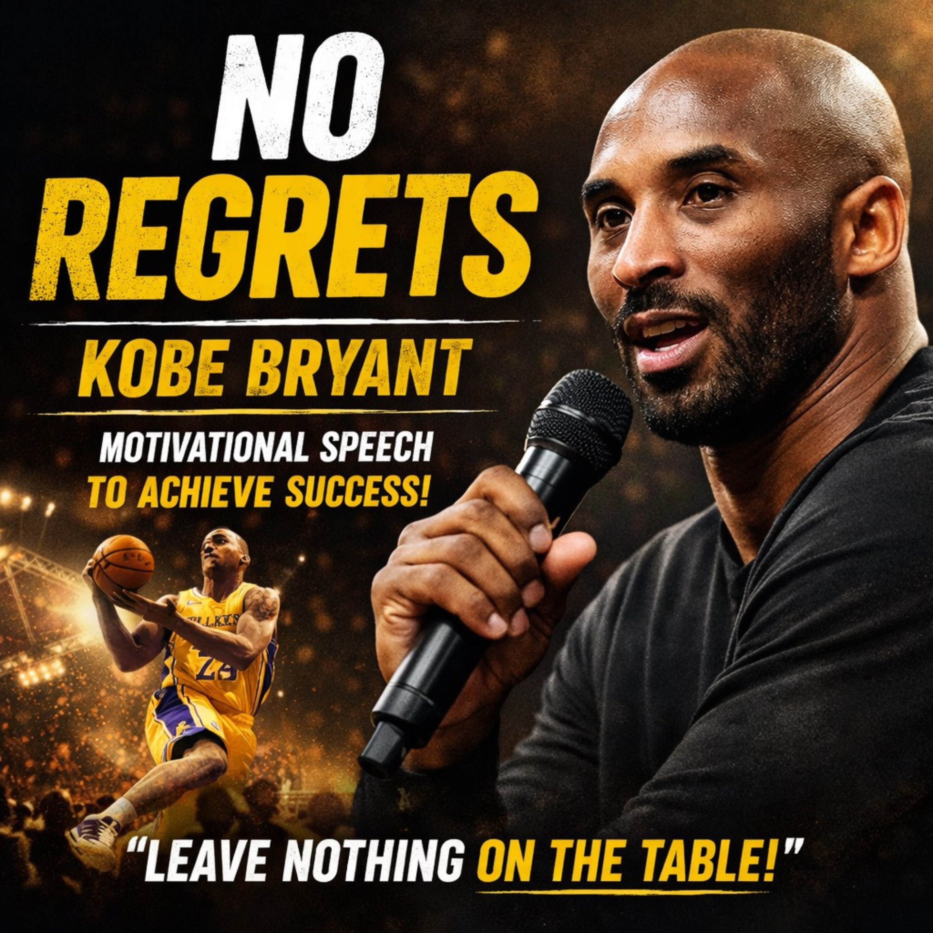 NO REGRETS - Kobe Bryant (Motivational Speech) To Achieve Success! That Will Change Your Mindset episode artwork