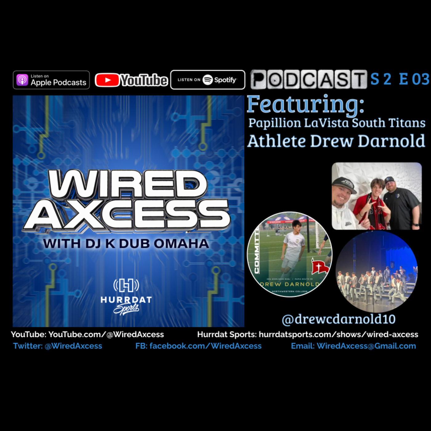Papillion LaVista South Titans Athlete Drew Darnold - episode artwork