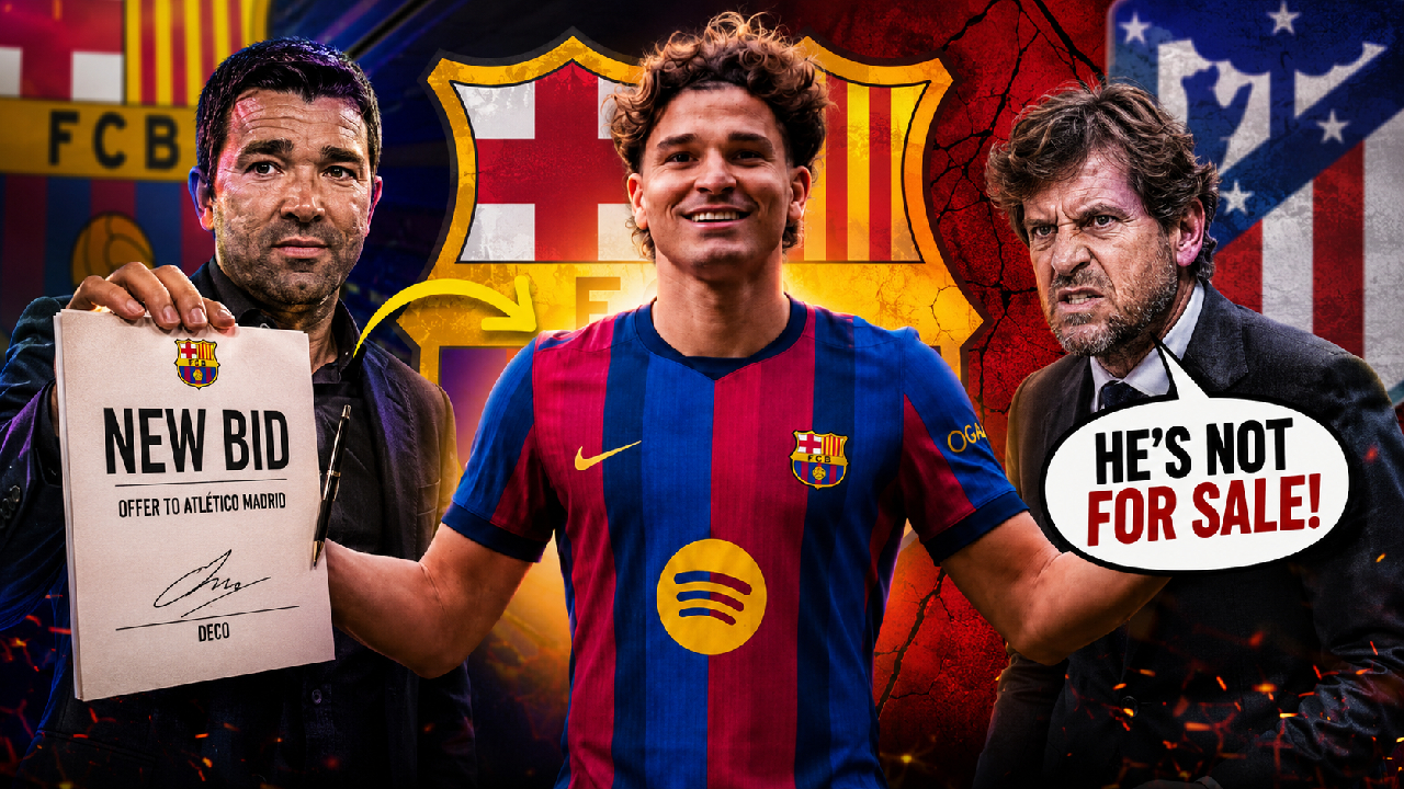 💣Barcelona PREPARING Next Moves For Julian Alvarez Deal💥| Atletico Madrid REFUSE To Talk🚨 episode artwork