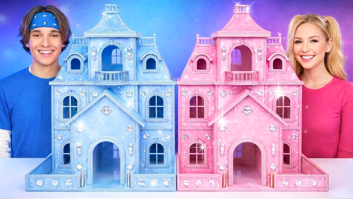 Blau vs. Pink Haus Makeover in 24 Stunden! Wer hat das beste Zimmer? 💙🩷🏠⏱️✨ episode artwork
