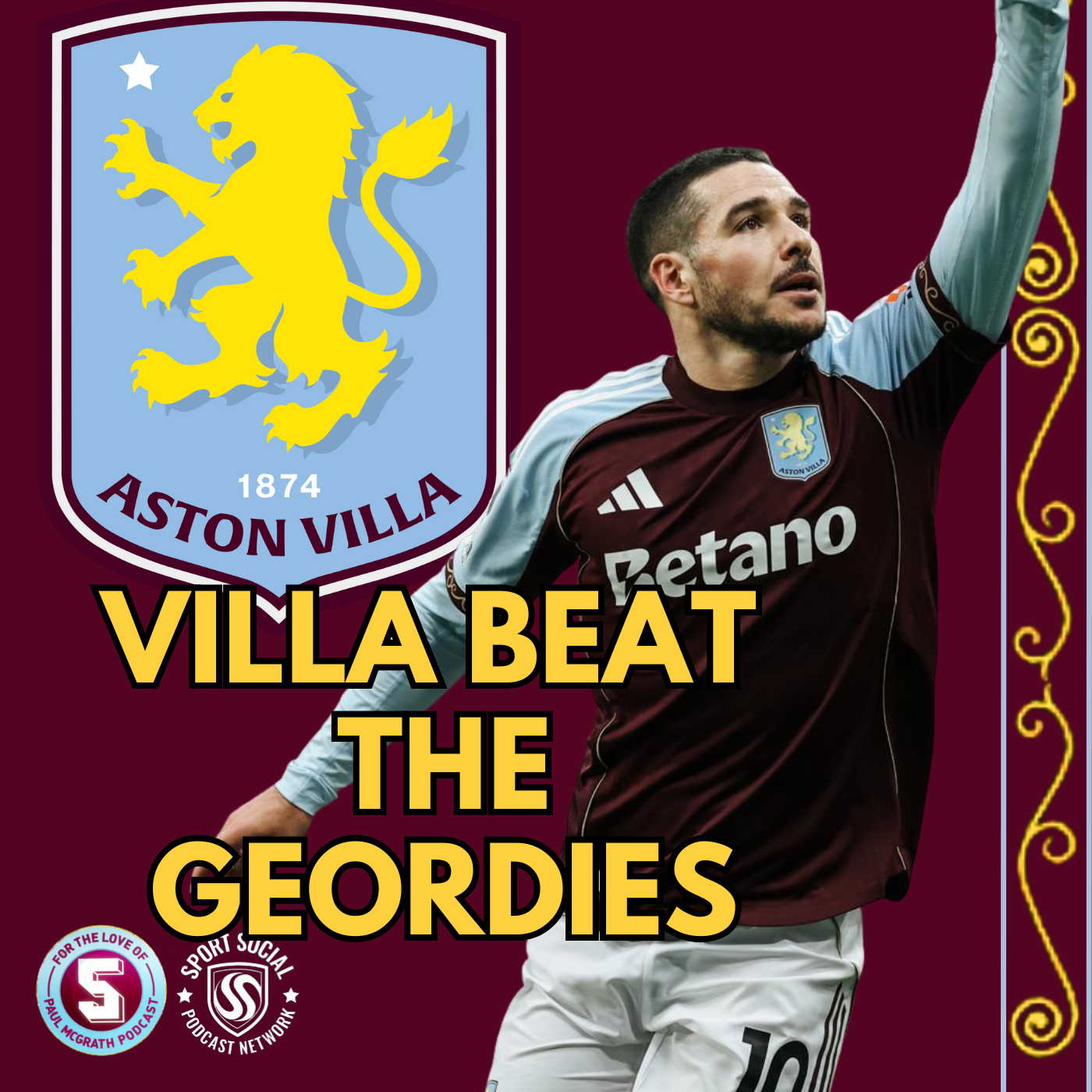 EMERY MASTER CLASS: Villa Fly High with TWO GOAL Toon WIN