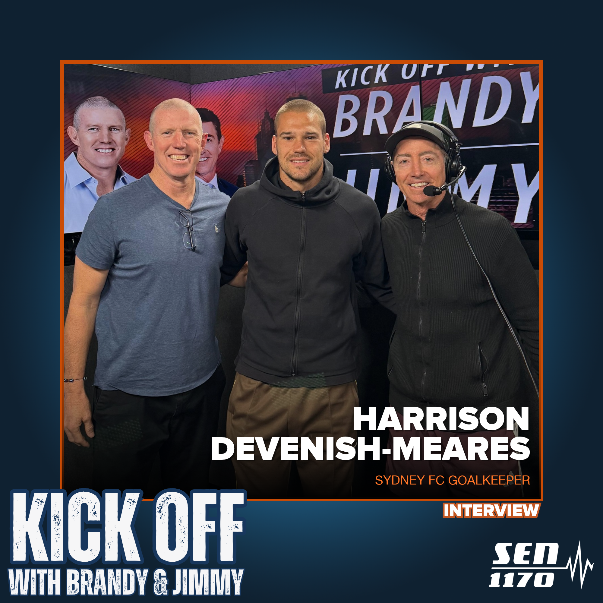 Sydney FC Goalkeeper Harrison Devenish-Meares LIVE in Studio (8/10/26)