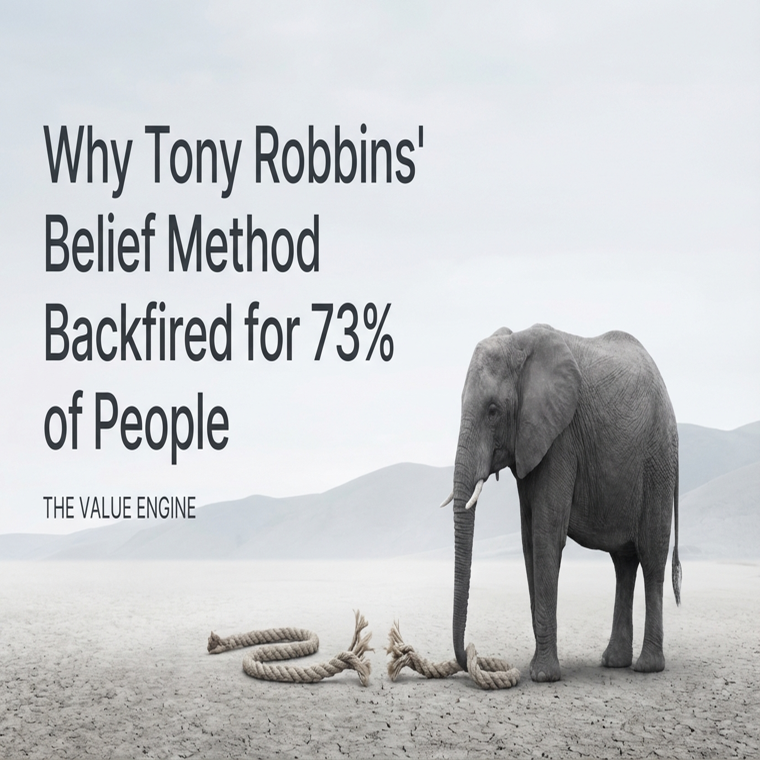 Why Tony Robbins' Belief Method Backfired for 73% of People episode artwork