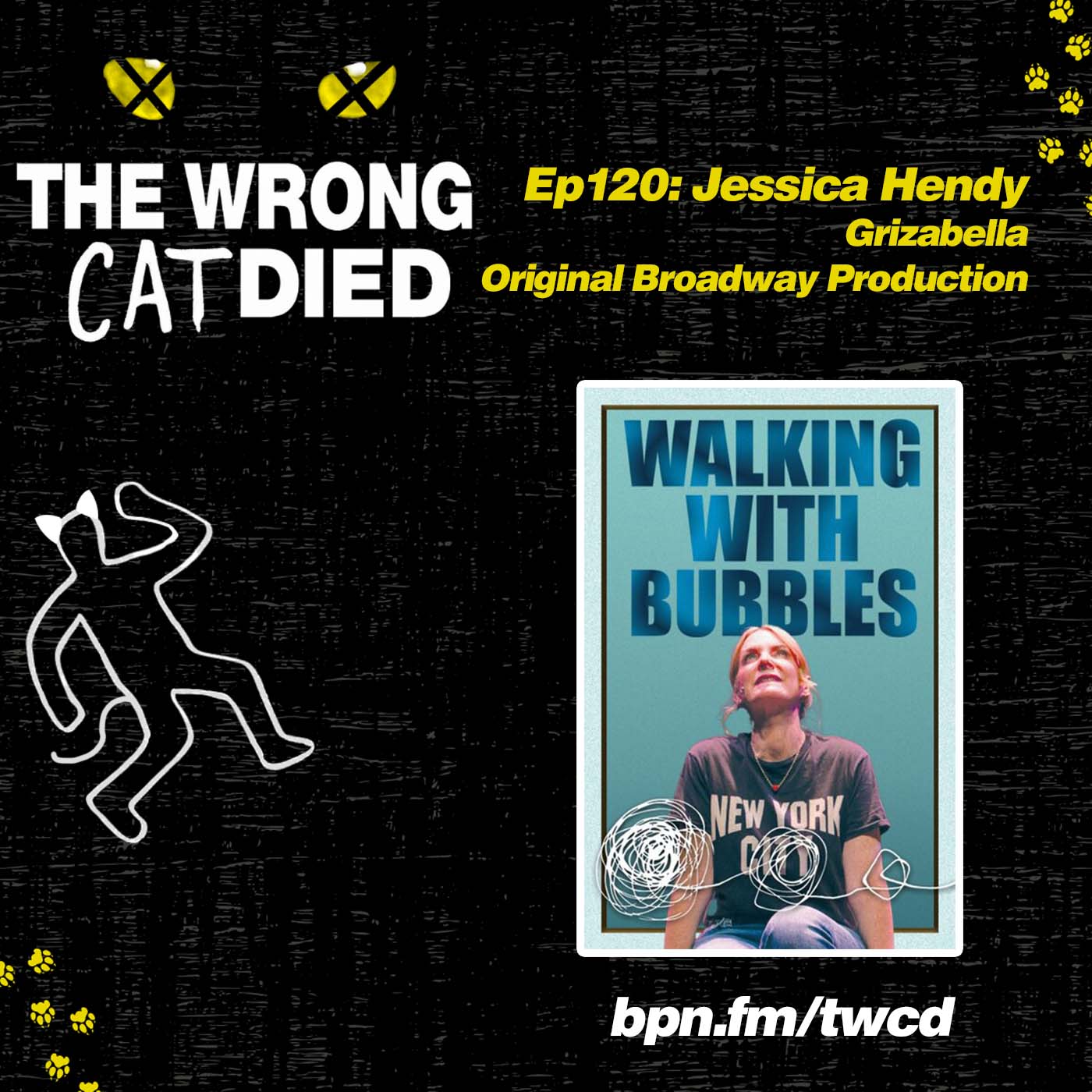 Ep120 - Jessica Hendy, Grizabella in Original Broadway Production & Creator of Walking with Bubbles episode artwork