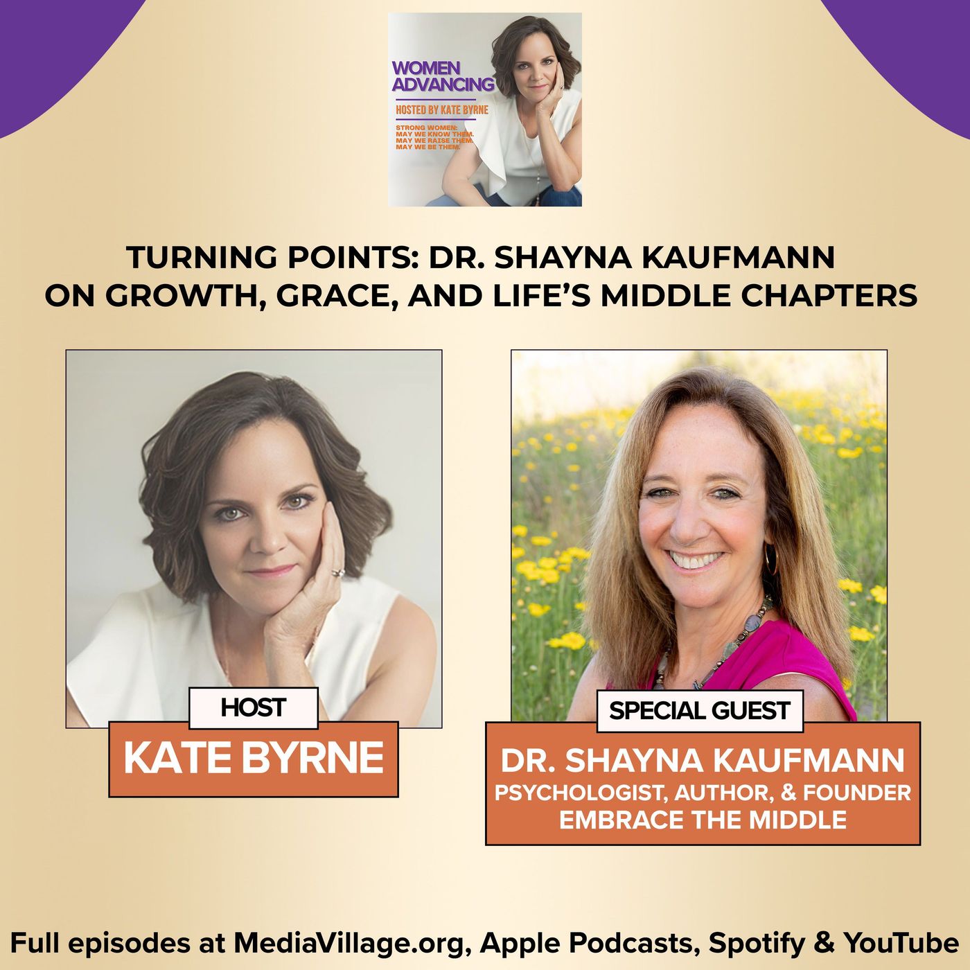 Turning Points: Dr. Shayna Kaufmann On Growth, Grace, And Life’s Middle Chapters episode artwork