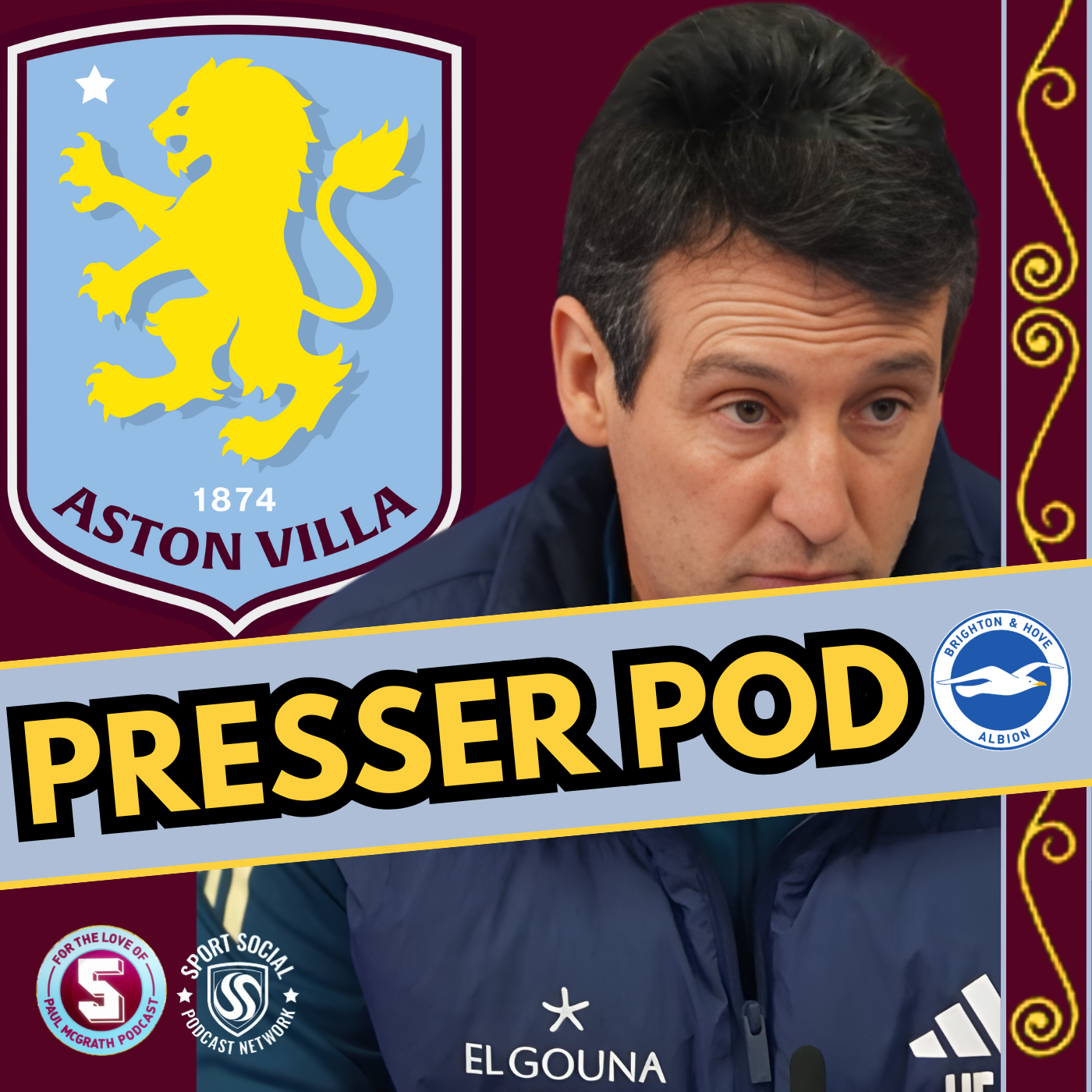 PRESSER POD: ASTON VILLA vs BRIGHTON