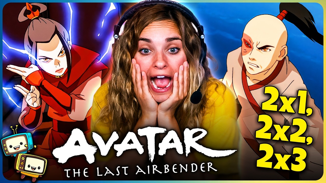 AVATAR: THE LAST AIRBENDER (2006) Season 2 Episodes 2x1, 2x2 & 2x3 Reaction! | First Time Watch! episode artwork
