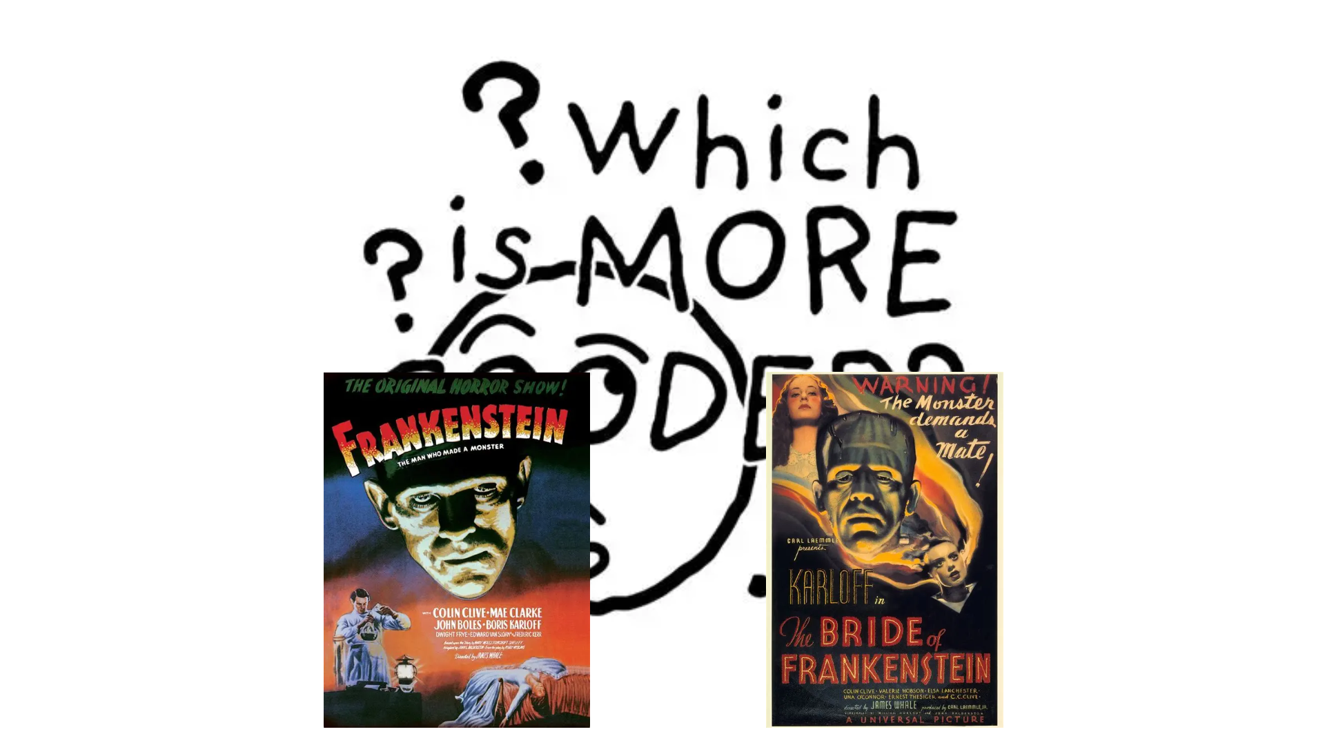 Frankenstein Vs. Bride Of Frankenstein