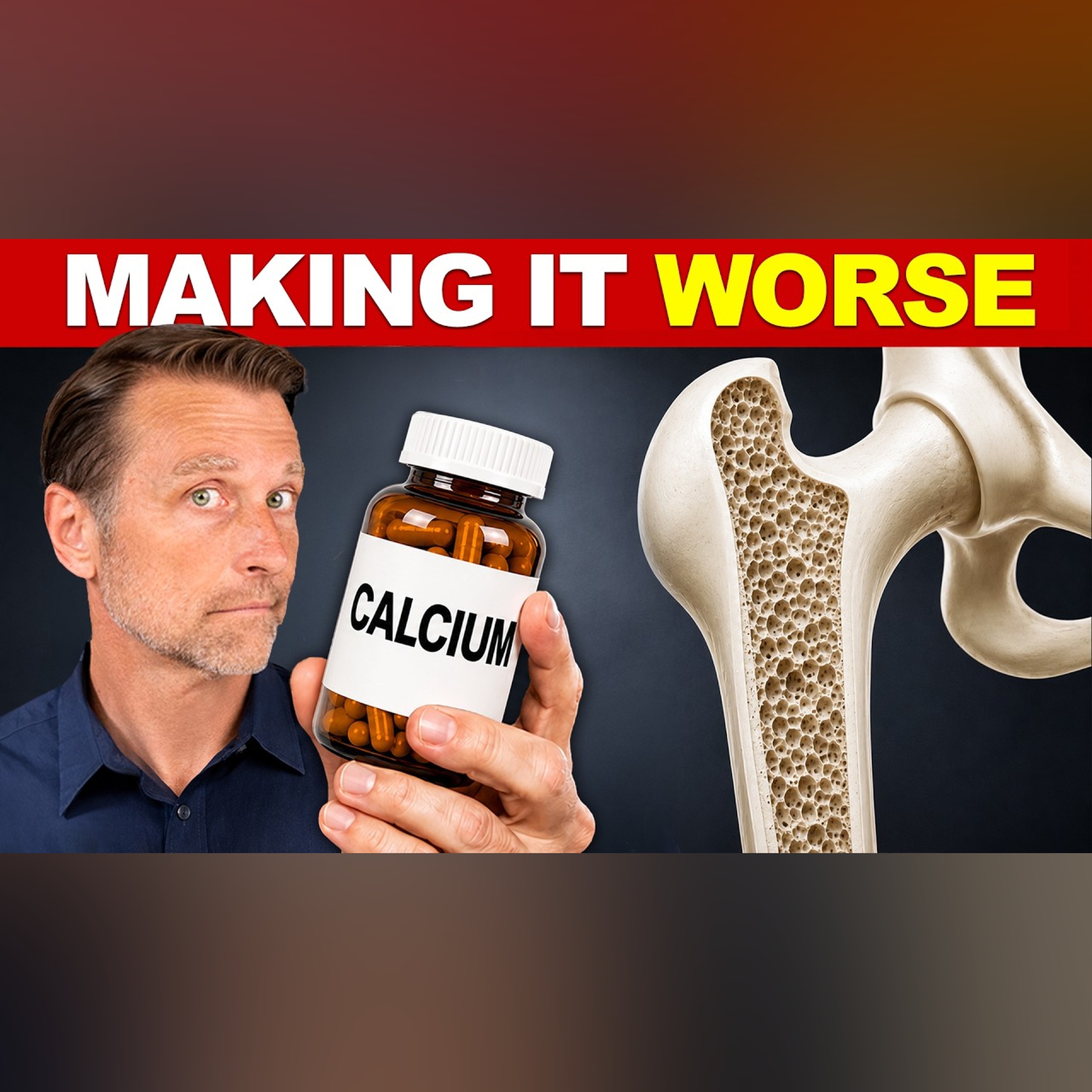 Osteoporosis Isn't a Calcium Deficiency (Doctors Get This Wrong) episode artwork