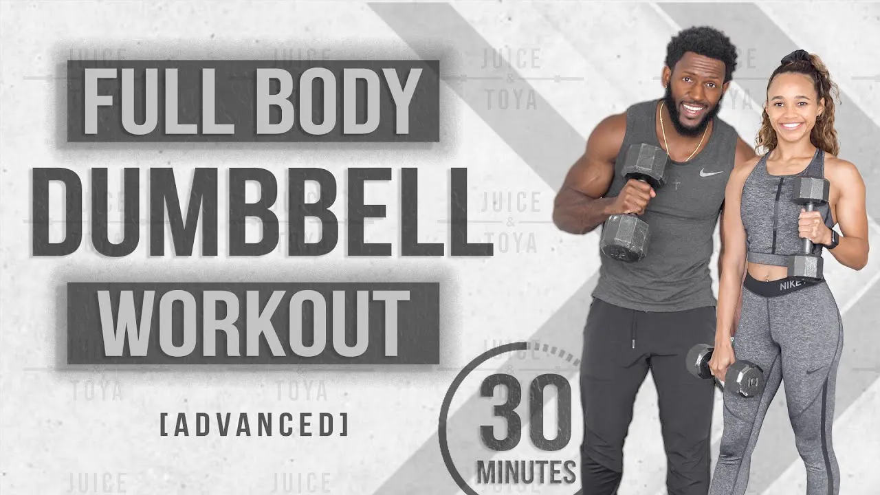 30 Minute Full Body Dumbbell Workout No Repeat (Advanced) 30 Minute Full Body Dumbbell Workout No Repeat (Advanced)