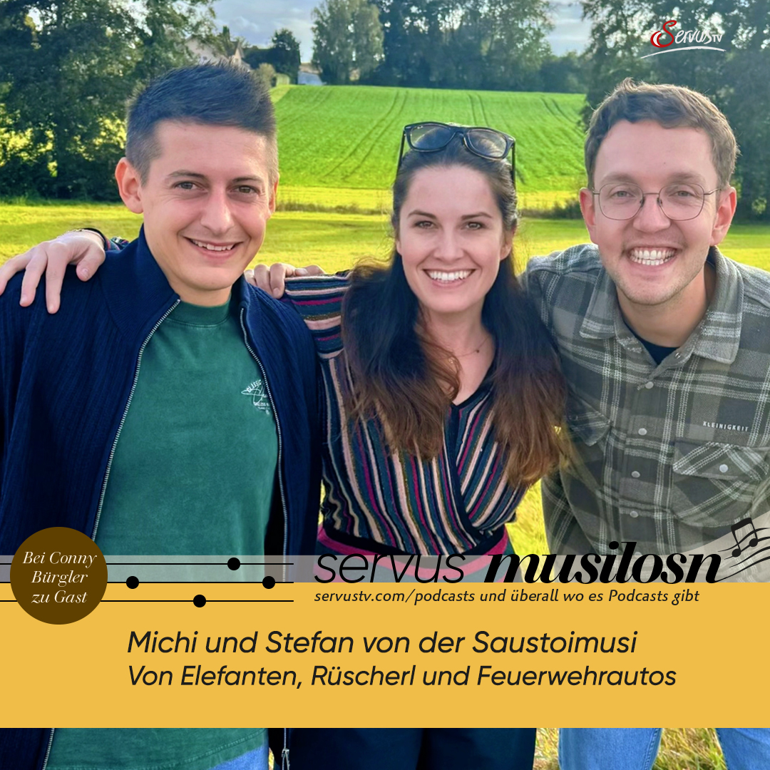 Michi und Stefan von der Saustoimusi: Von Elefanten, Rüscherl und Feuerwehrautos