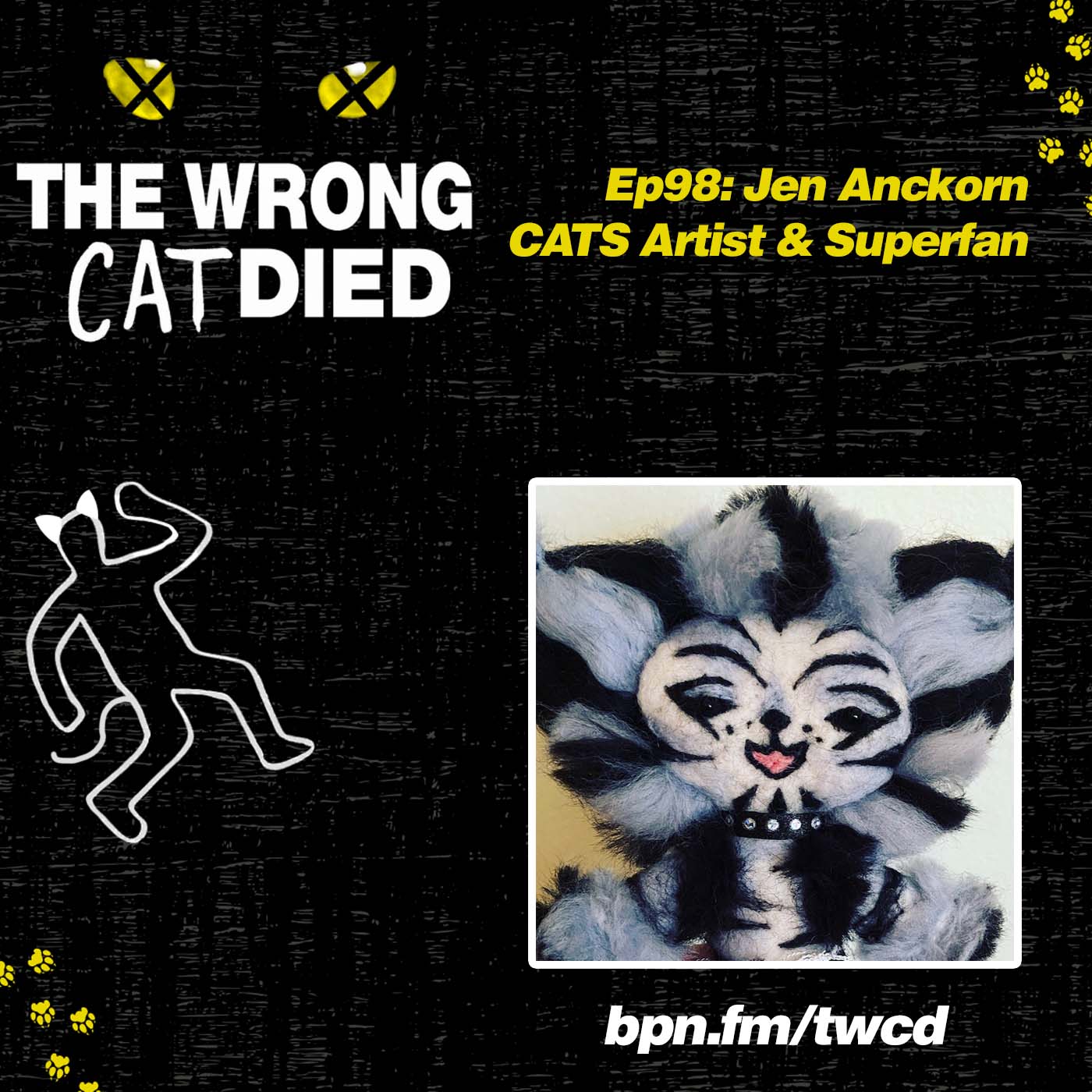 Ep98 - Jen Anckorn, CATS Artist & Superfan episode artwork