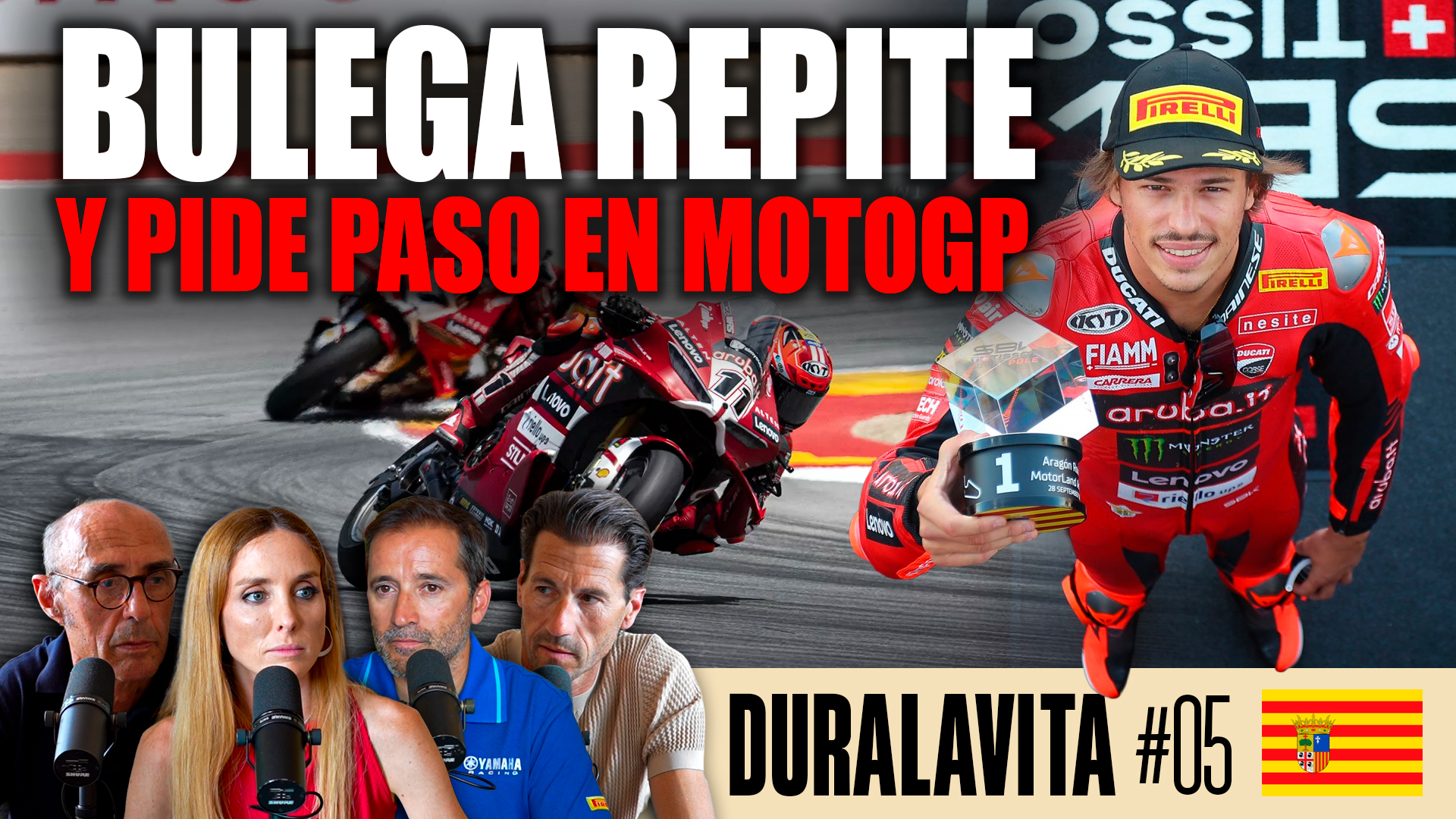 BULEGA Arrasa y pide paso en MOTOGP  | DURALAVITA Superbikes episode artwork