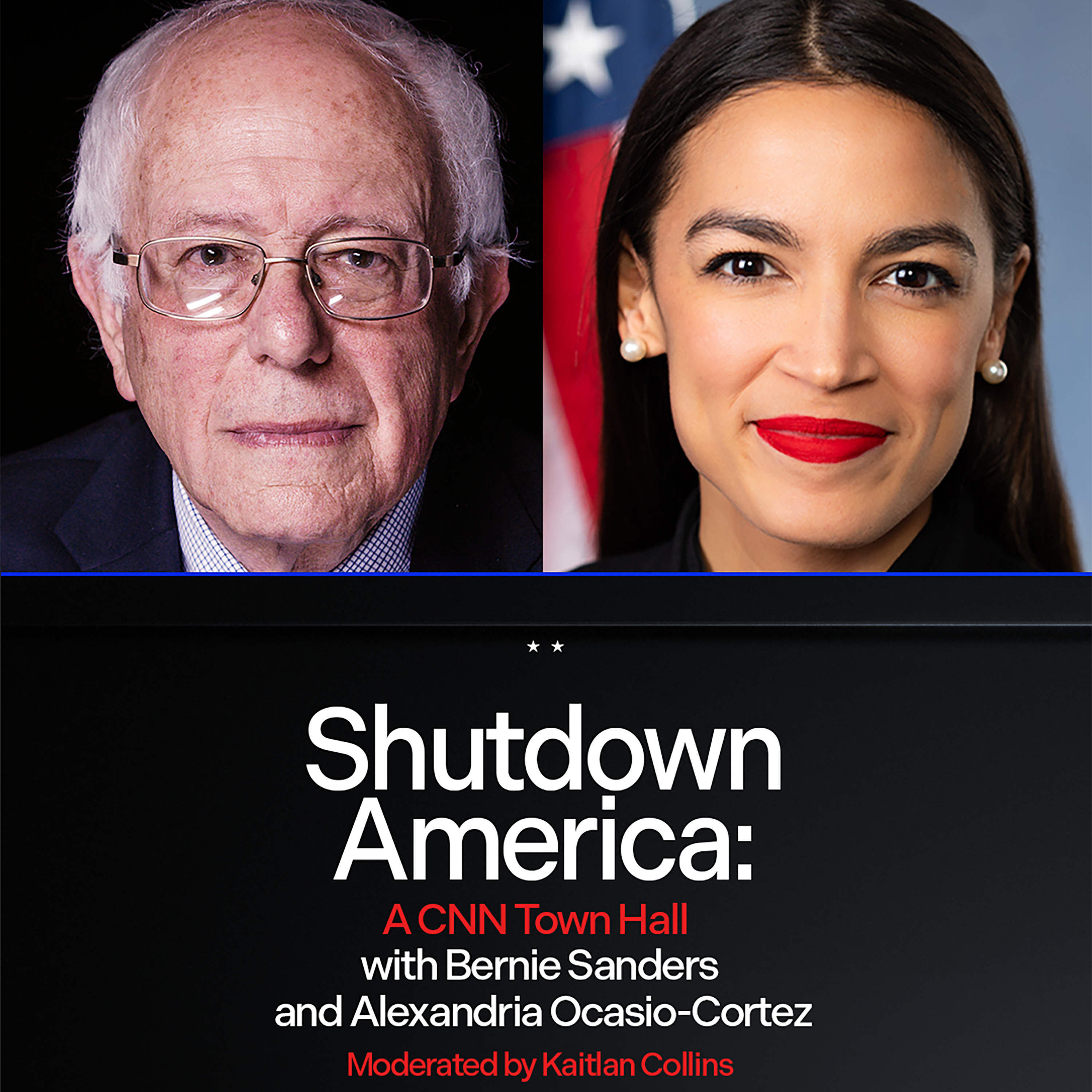 Shutdown America: A CNN Town Hall with Bernie Sanders and Alexandria Ocasio-Cortez