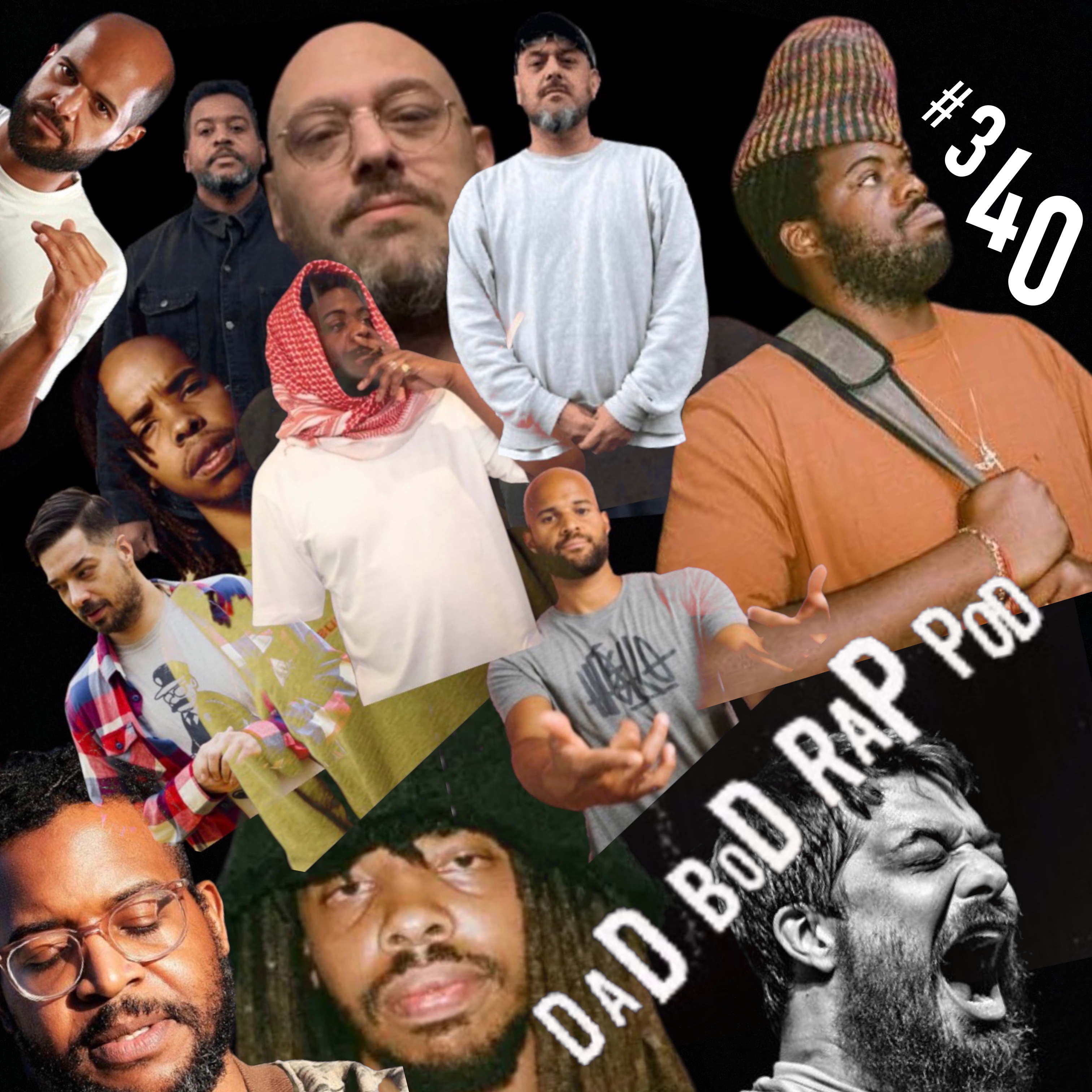 Dad Bod Rap Pod episode art: Episode 340-Q2 Rap Up: Pompeii/Utility, I Guess U Had To Be There, and Miami Lice 